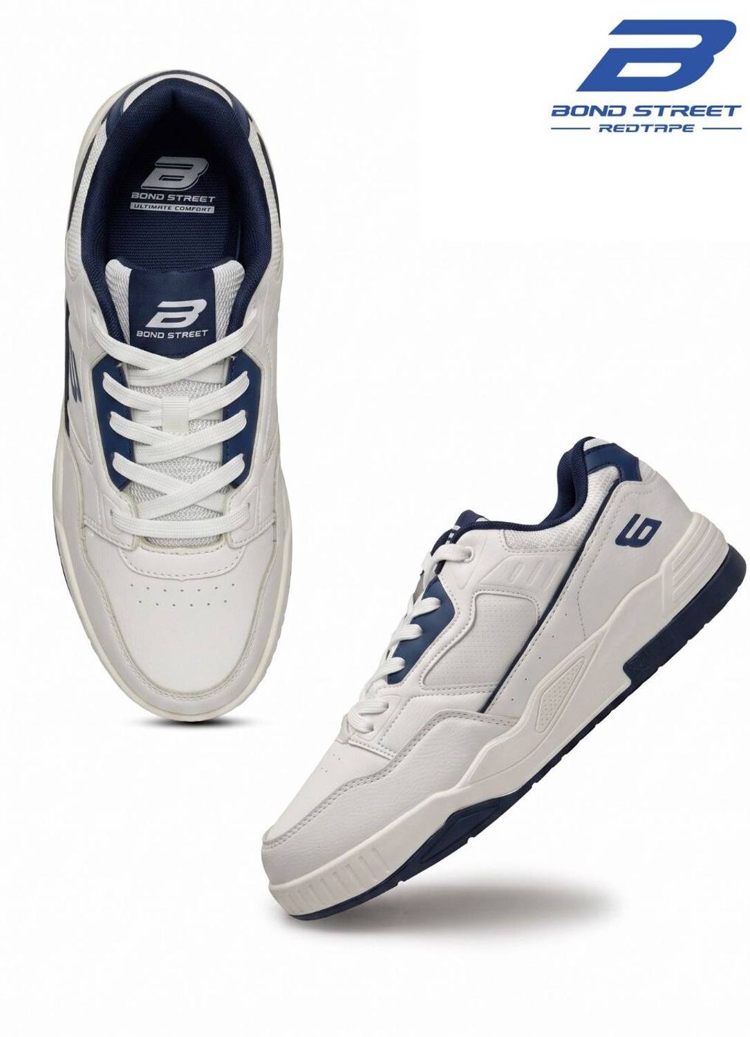 Bond Street Men's Red Casual Sneakers - Image 2