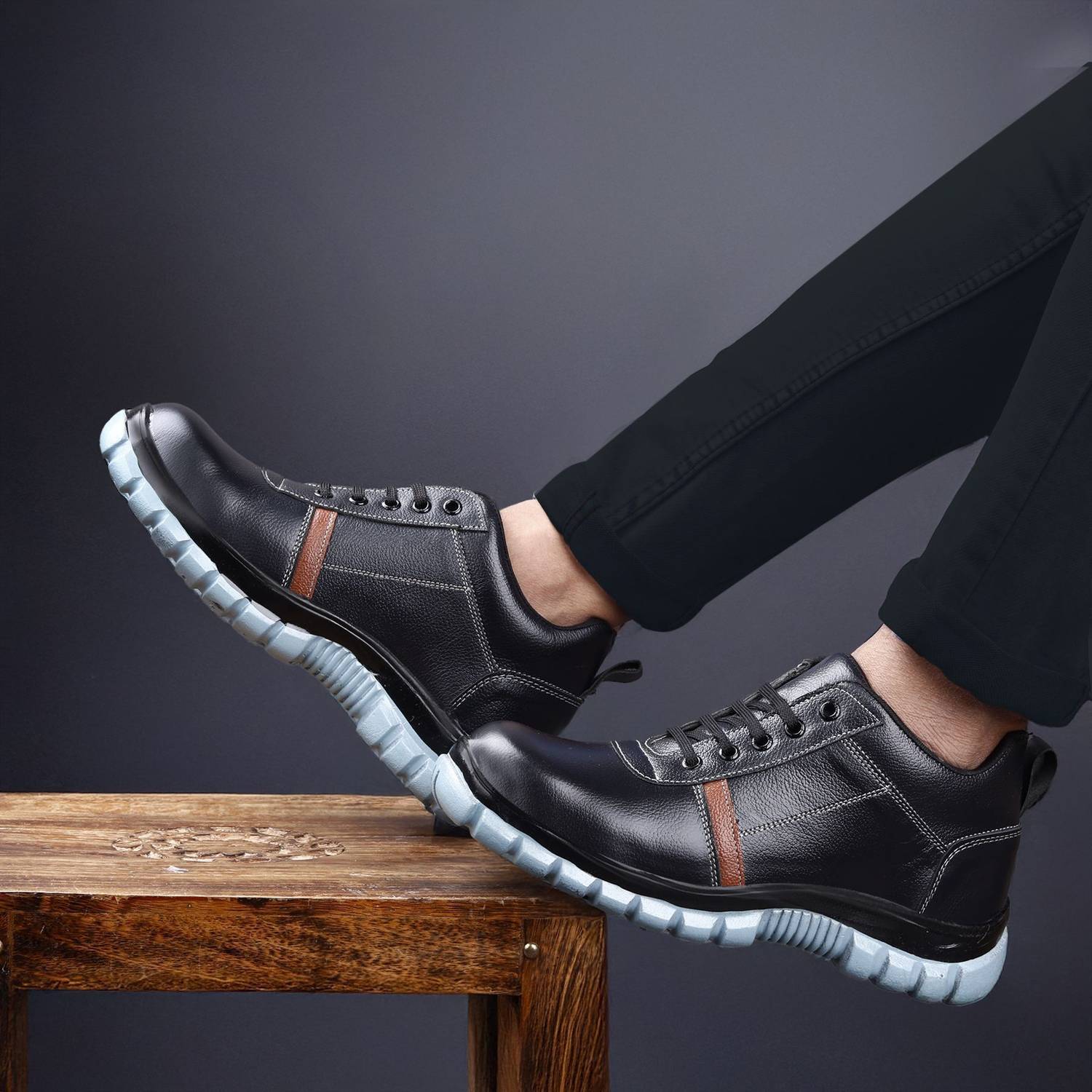 RAYH Steel Toe Leather Safety Shoe For Men - Image 5