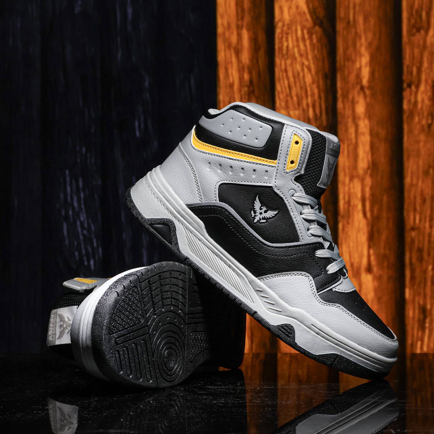 asian Mojo-54 Men's High-Top Sneakers - Image 1