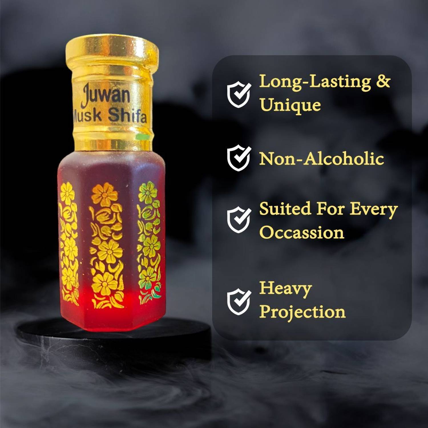Juwan Musk Shifa Roll on Attar 6 ml - Image 5