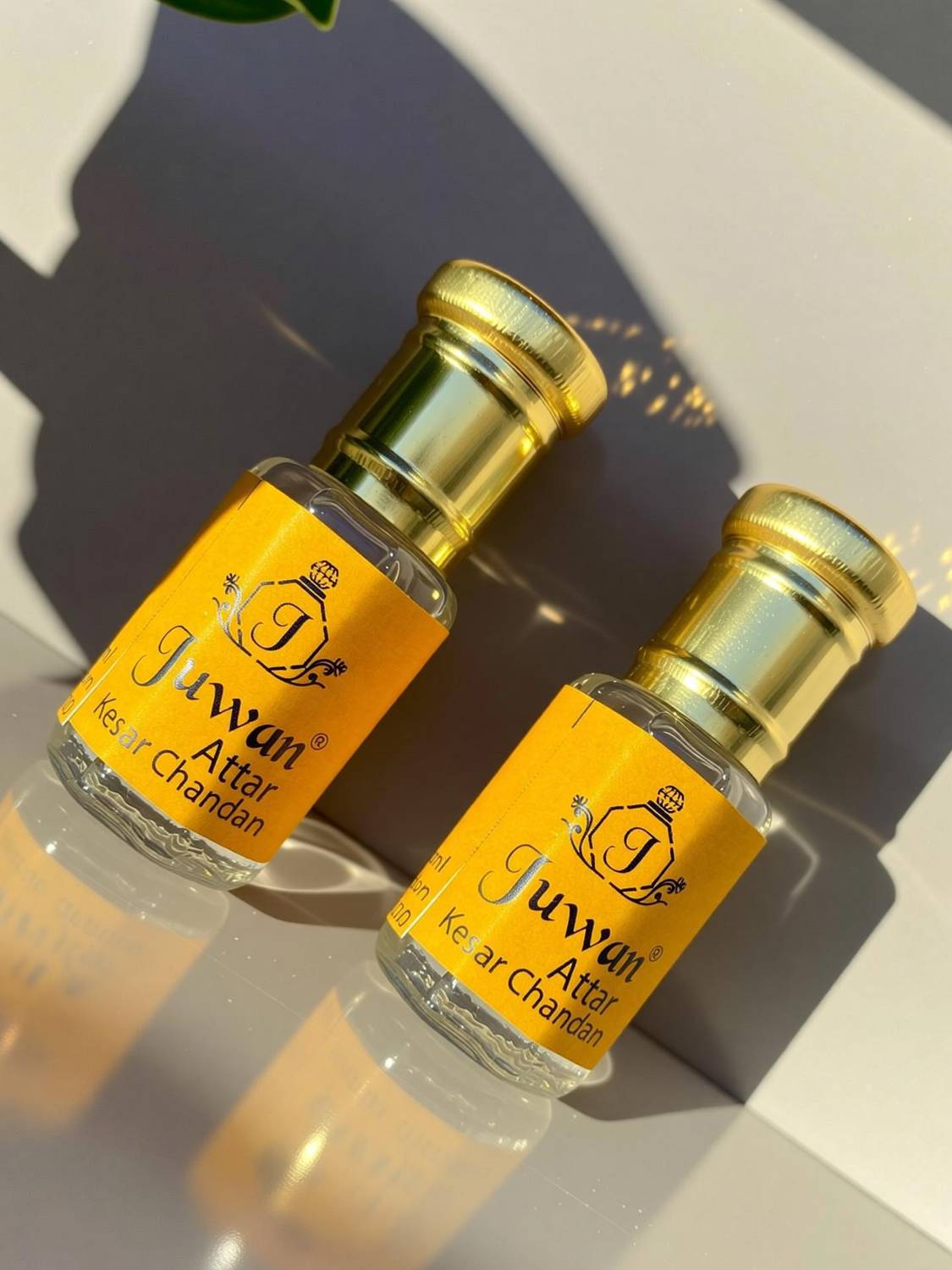 Juwan Kesar Chandan Roll on Attar for Men 6 ml x 2 - Image 1
