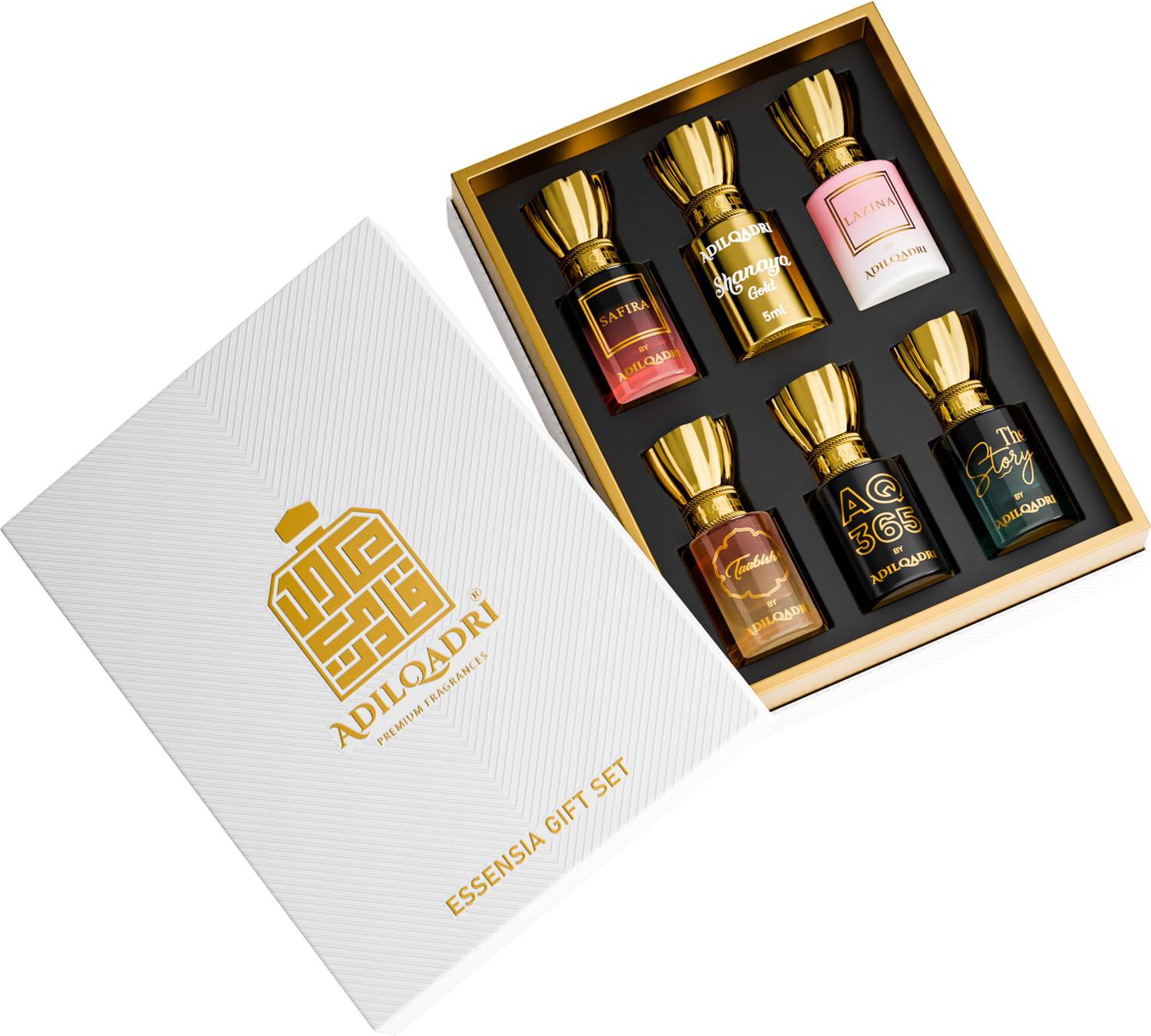 Adilqadri Essensia Attar Combo Pack Pack of 6 · 5.5 ml (33 ml total) - Image 3