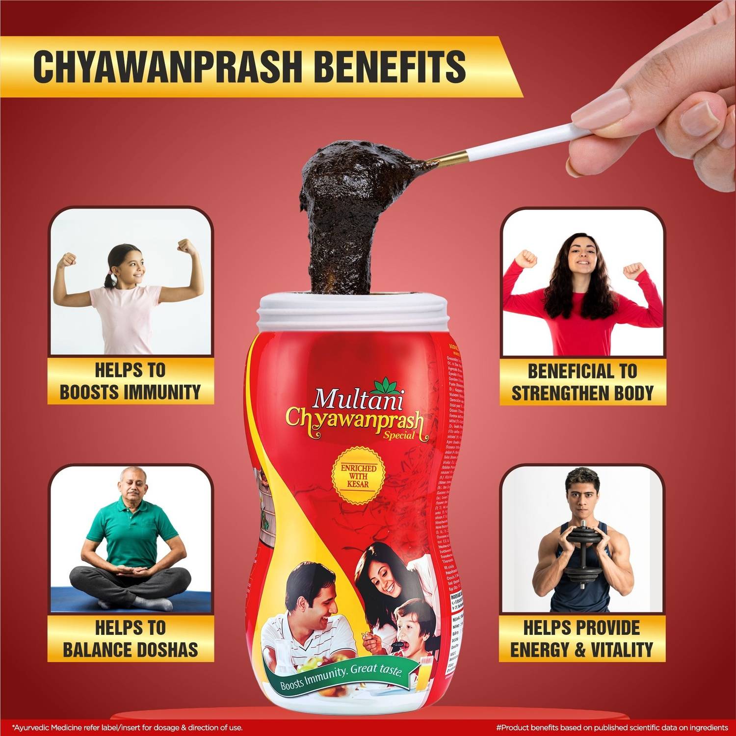 Multani Chyawanprash Special Enriched With Kesar - Image 4