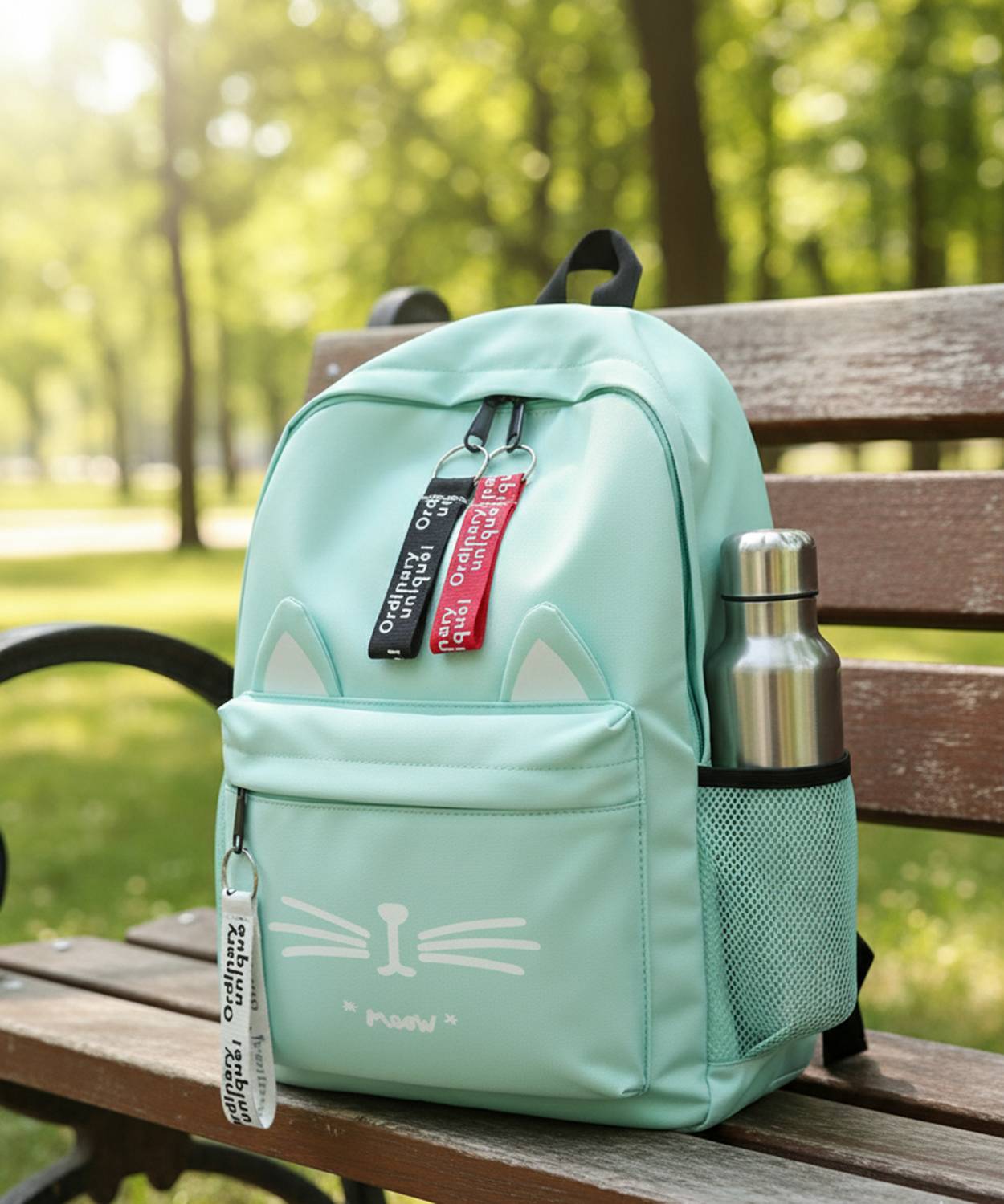 PAL GREEN MEOW 15L Backpack - Image 4
