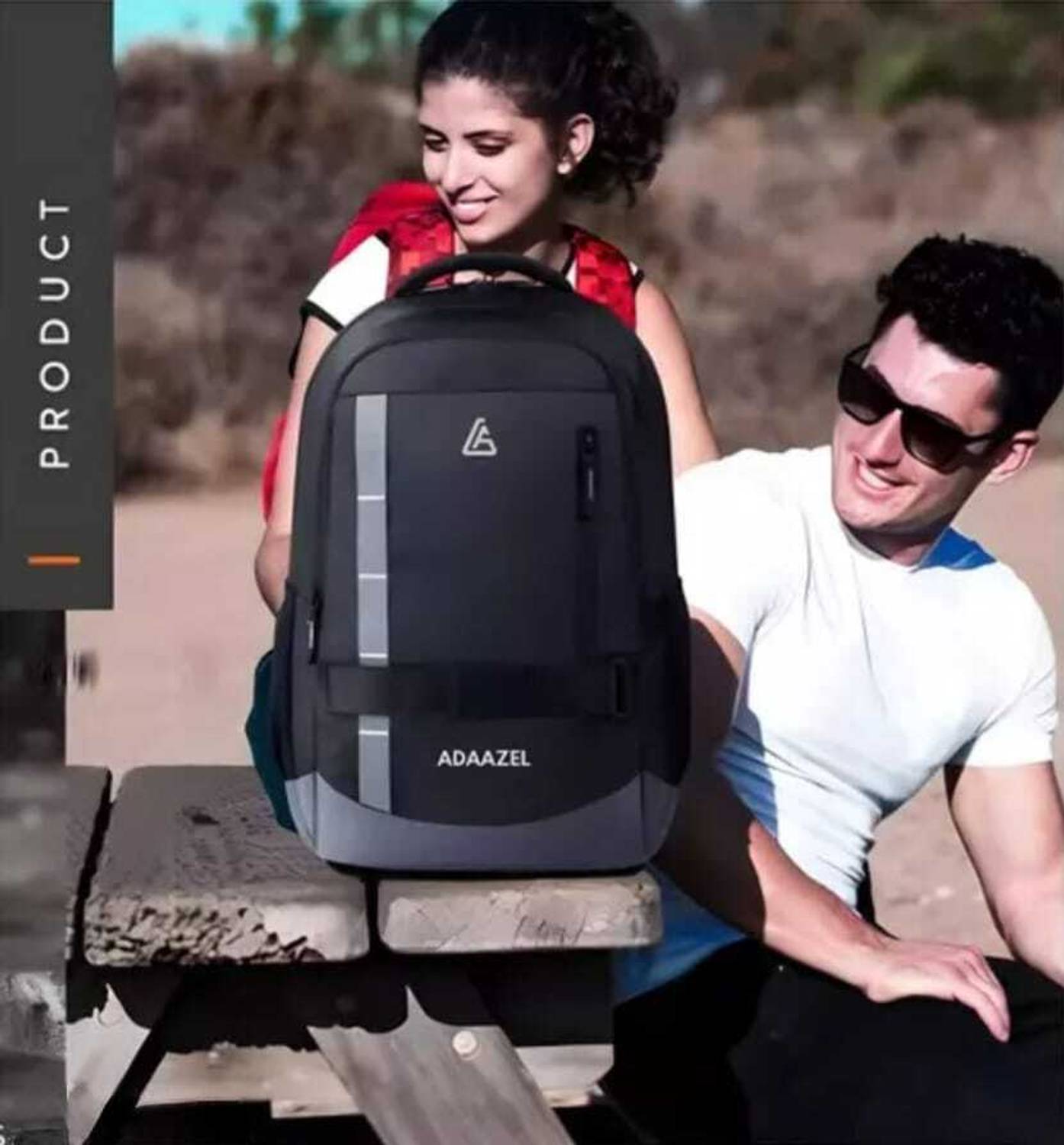 ADAAZEL 45L Black Laptop Backpack - Image 2
