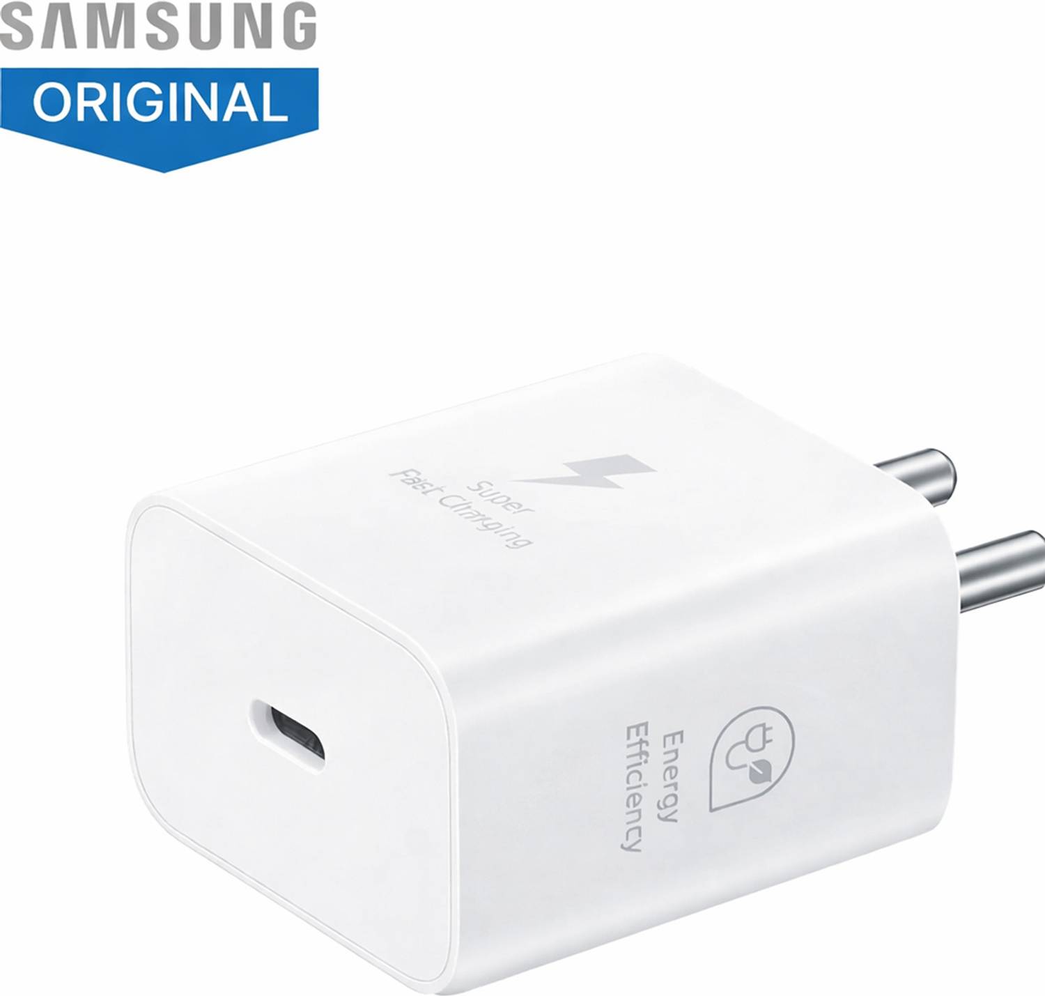SAMSUNG Original 25W, Type C Power Adaptor compatible for all Samsung Devices 3.1 A Mobile Charger - Image 1