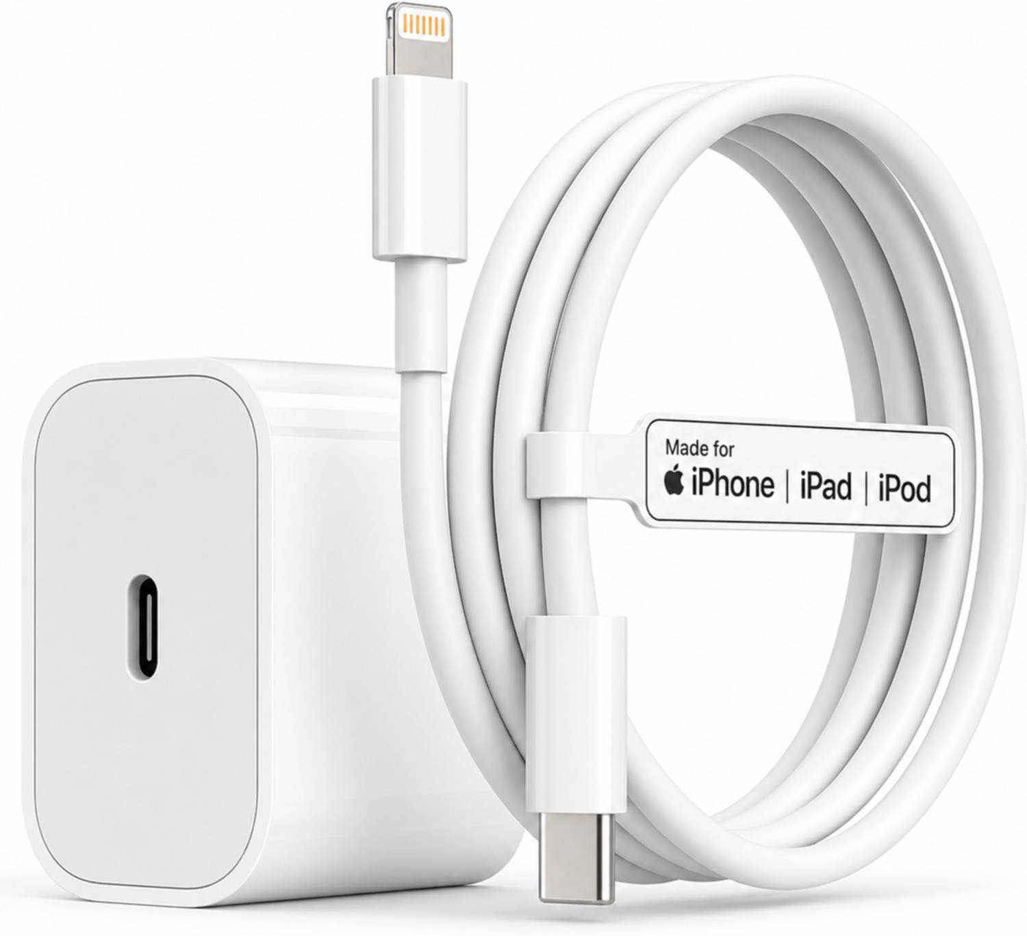 RoarX 20W PD Travel Charger with C to iPhone Cable - Image 1