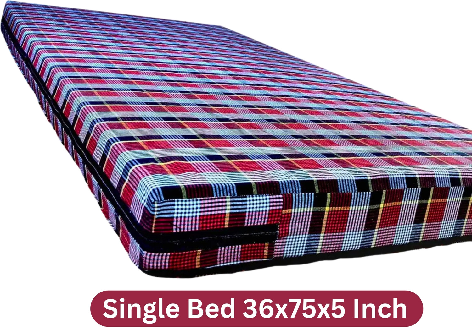 CheckMe Zippered Single Size Mattress Cover