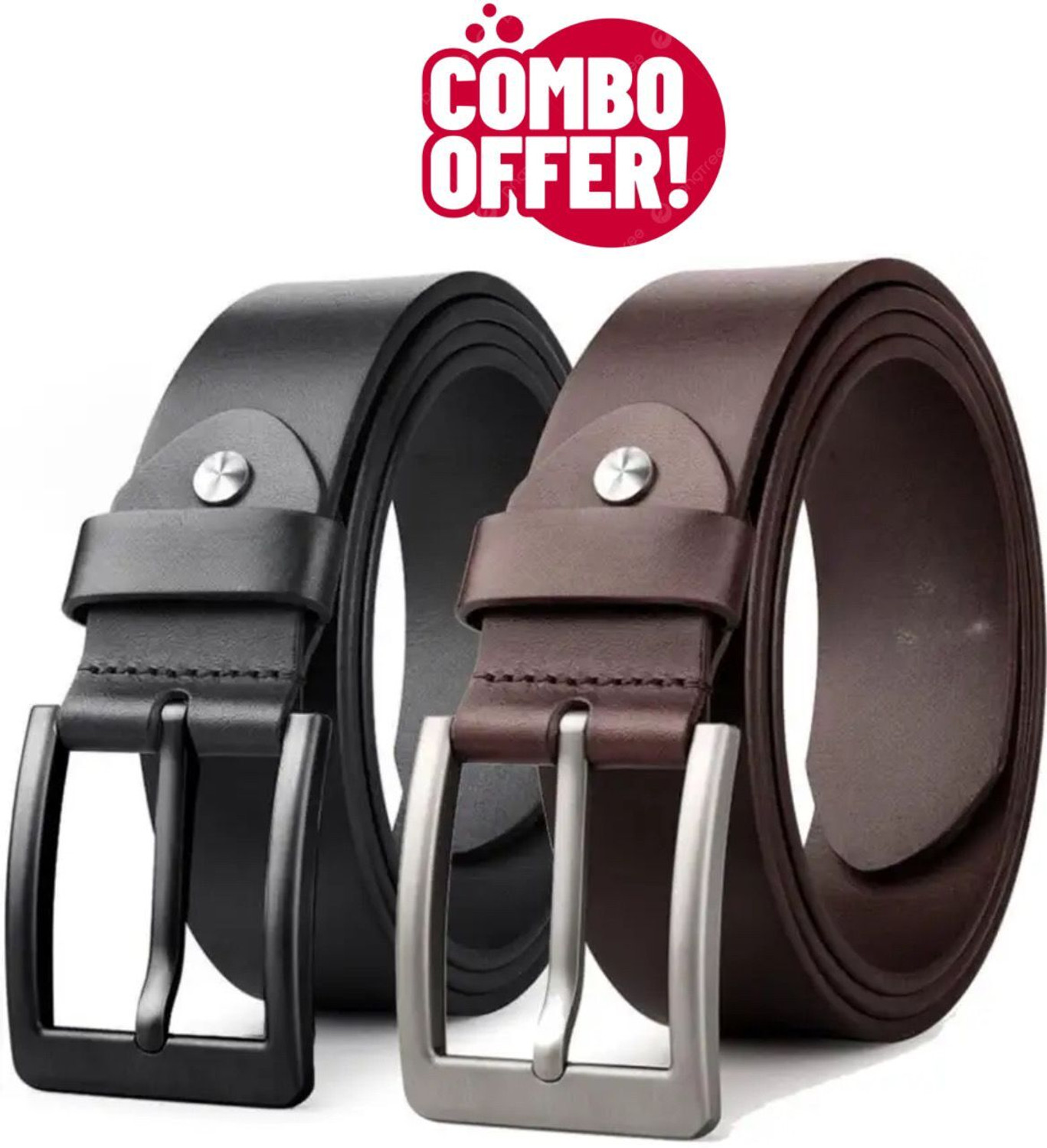 BPRIDE Men Multicolor Texas Leatherite Belt