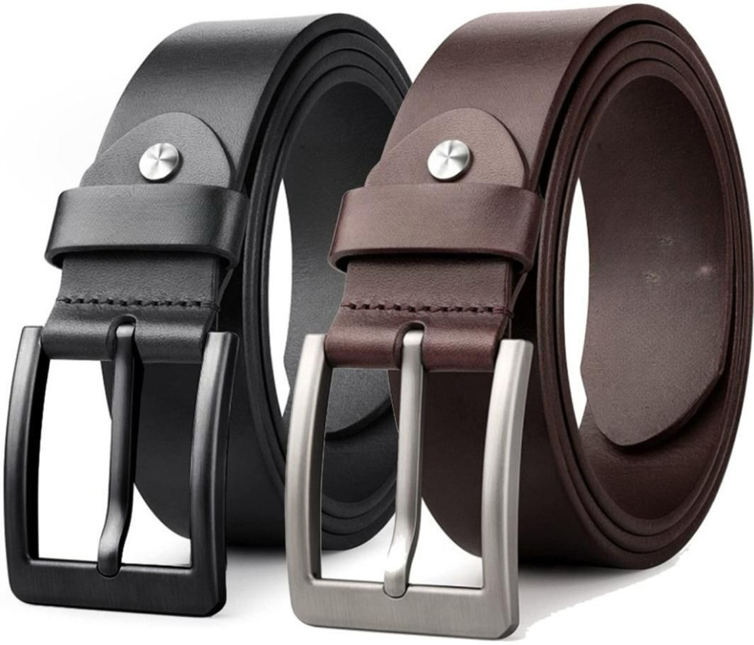 RDP Men Black, Brown Artificial Leather Belt