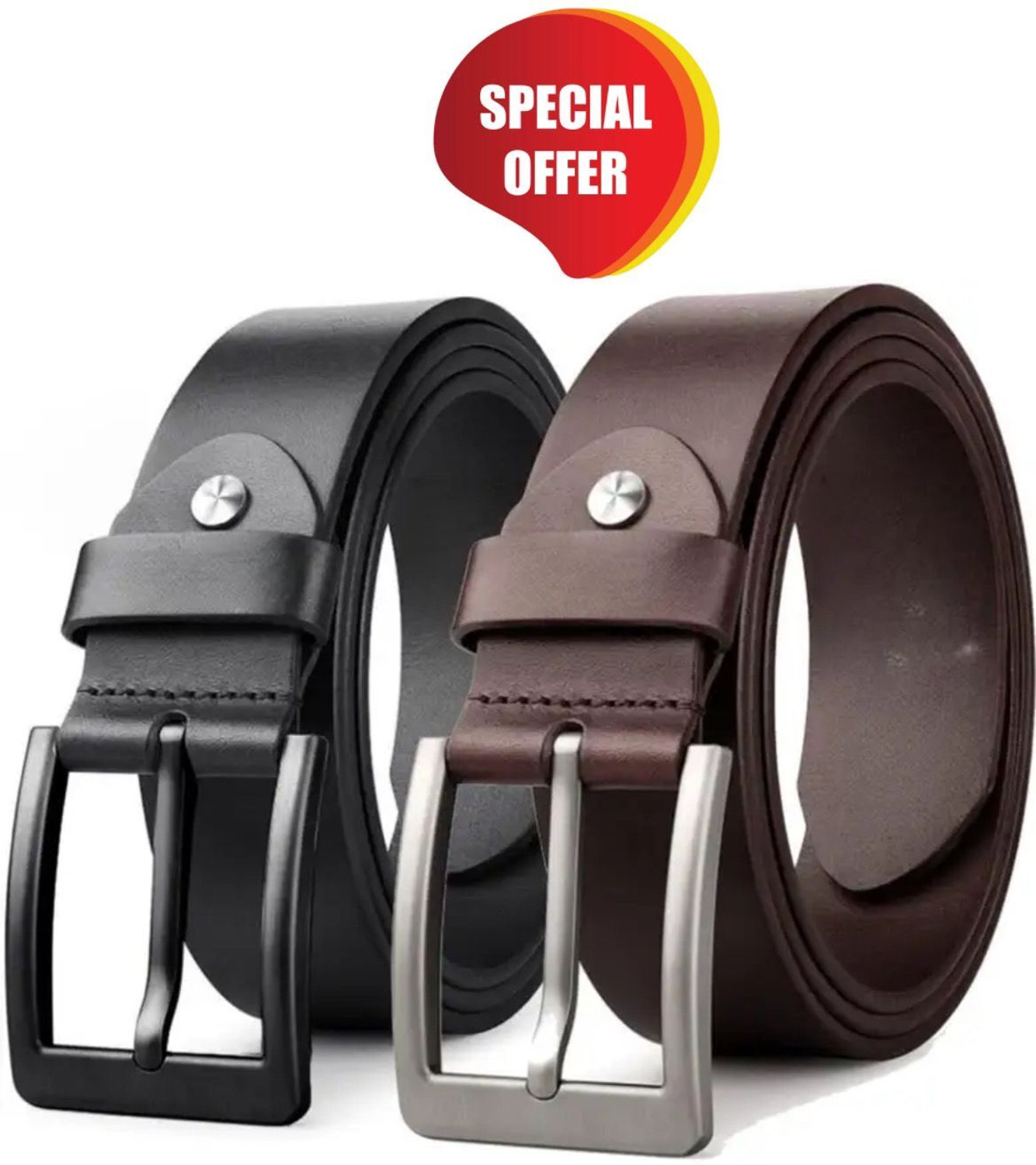 BPRIDE Men Multicolor Texas Leatherite Belt