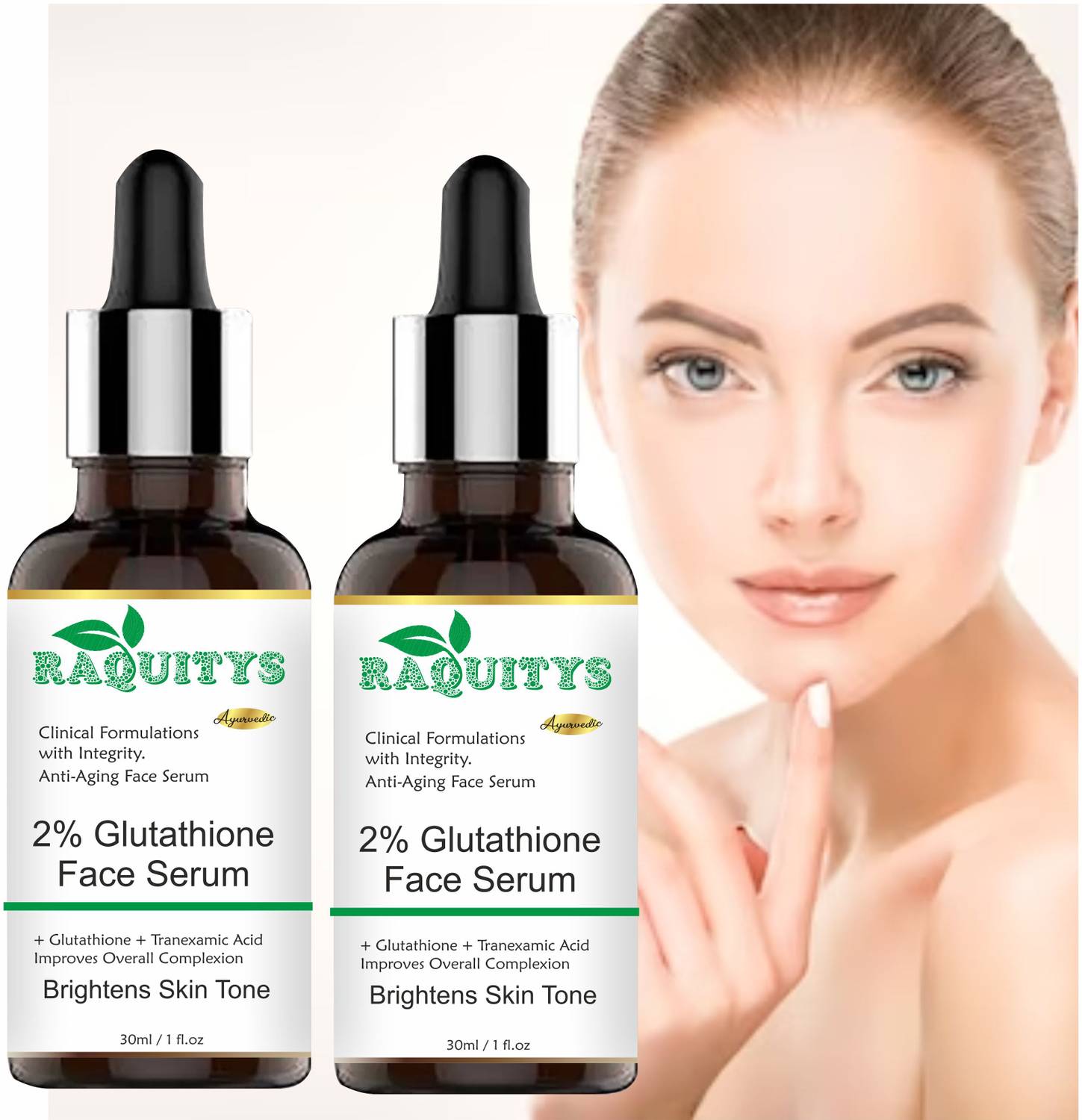 raquitys L- Glutathione Serum for Skin Whitening, Brightening & Anti Ageing.. Price in India