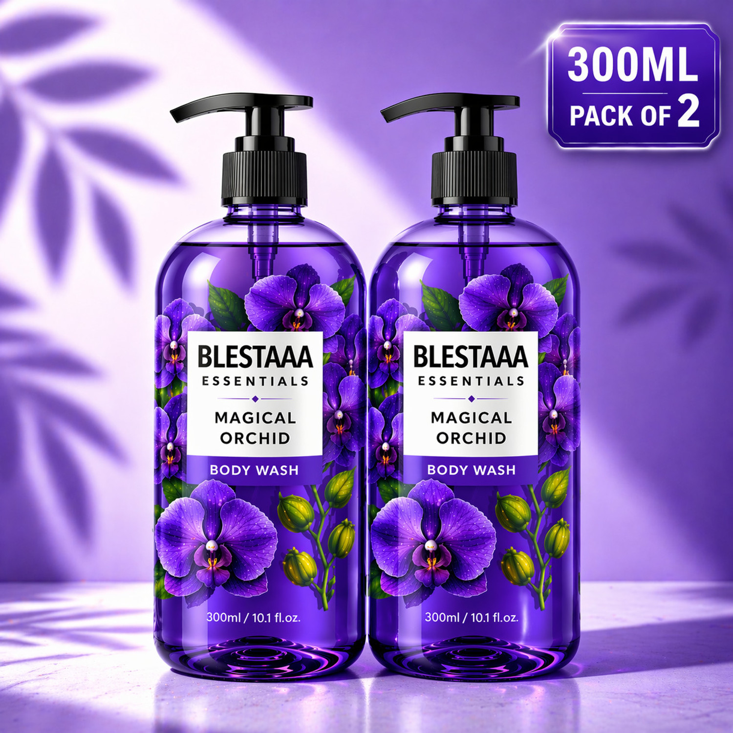 blestaaa essentialss Orchid Body Wash for Soft Glowing Skin with Deep Hydration & Fresh Fragrance