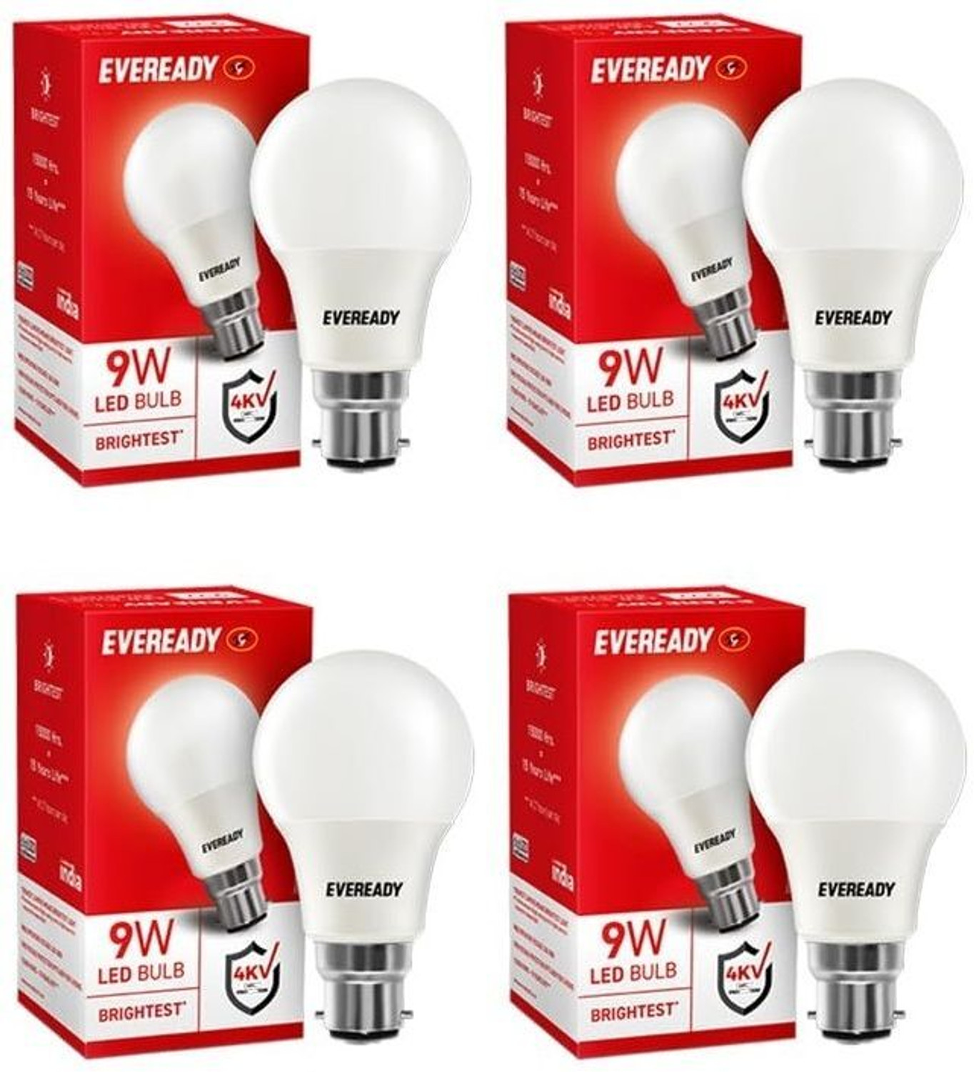 EVEREADY 9 W Standard B22 LED Bulb