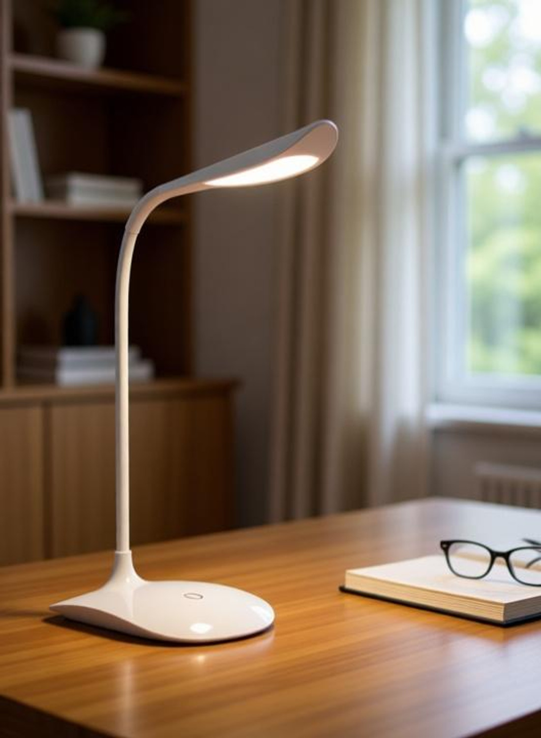 Krikav owerful Rechargeable Emergency Table Lamp /Desk Lamp Children Eye Protection Study Lamp