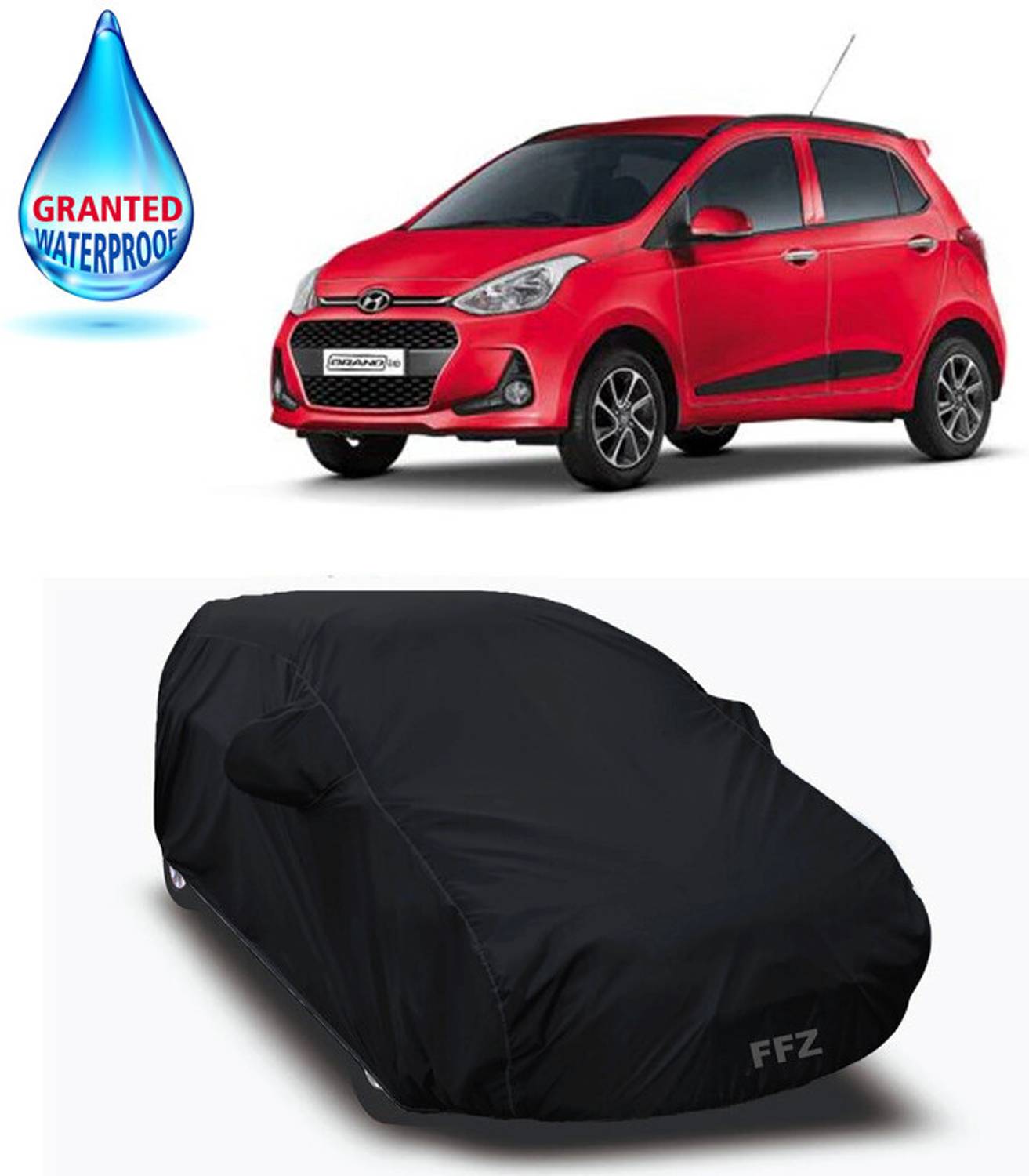 Shopsy FFZ Car Cover for Hyundai Grand i10 - Image 1