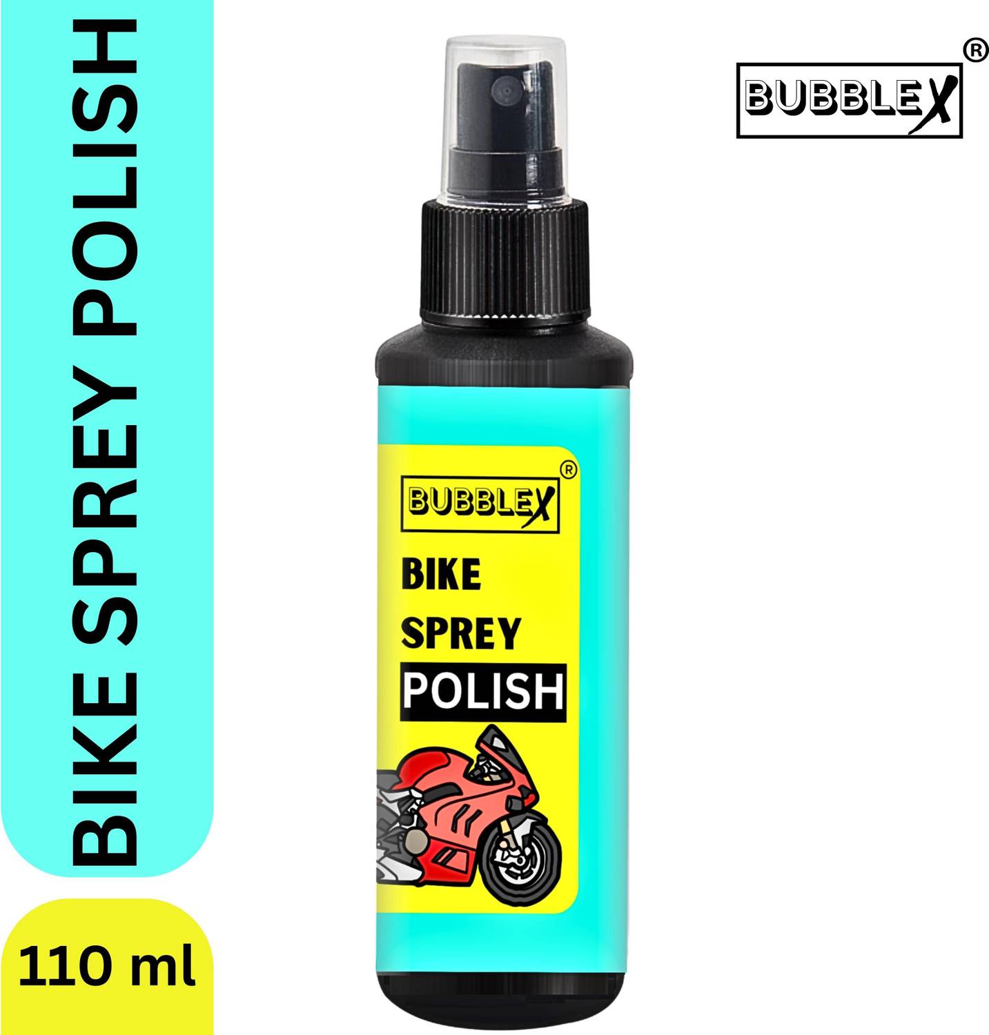 BUBBLEX Liquid Car Polish for Dashboard, Leather, Tyres, Metal Parts - Image 4