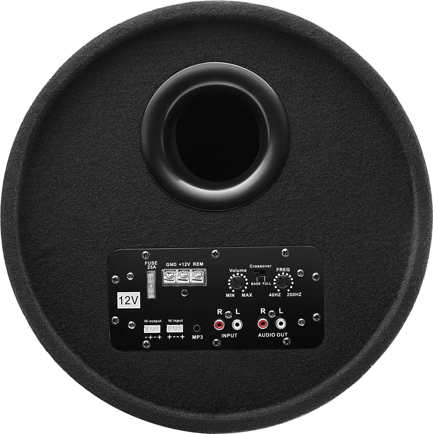 DODJ DSR10 Active Round Car BassTube Subwoofer - Image 5