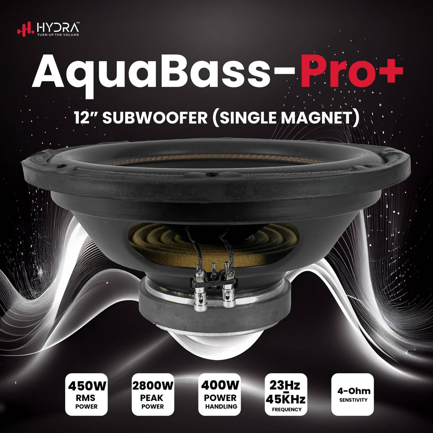 Hydra AQUABASS PRO+_01 12 inch Subwoofer - Image 4