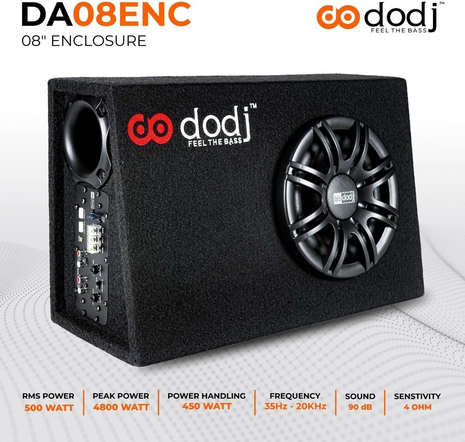 DODJ DA08 8 inch Active Subwoofer - Image 2