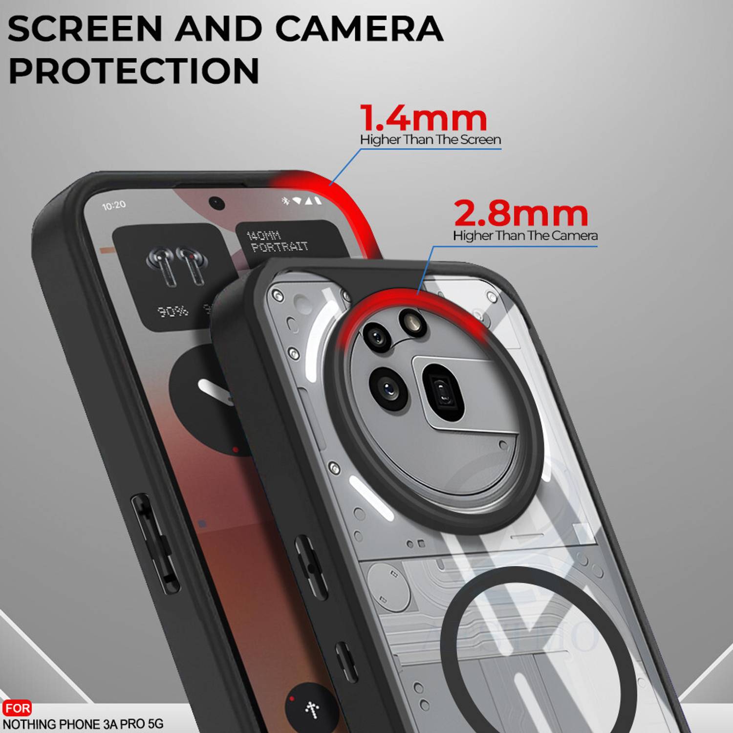 AESTMO Nothing Phone 3A Pro 5G Polycarbonate Back Cover - Image 2