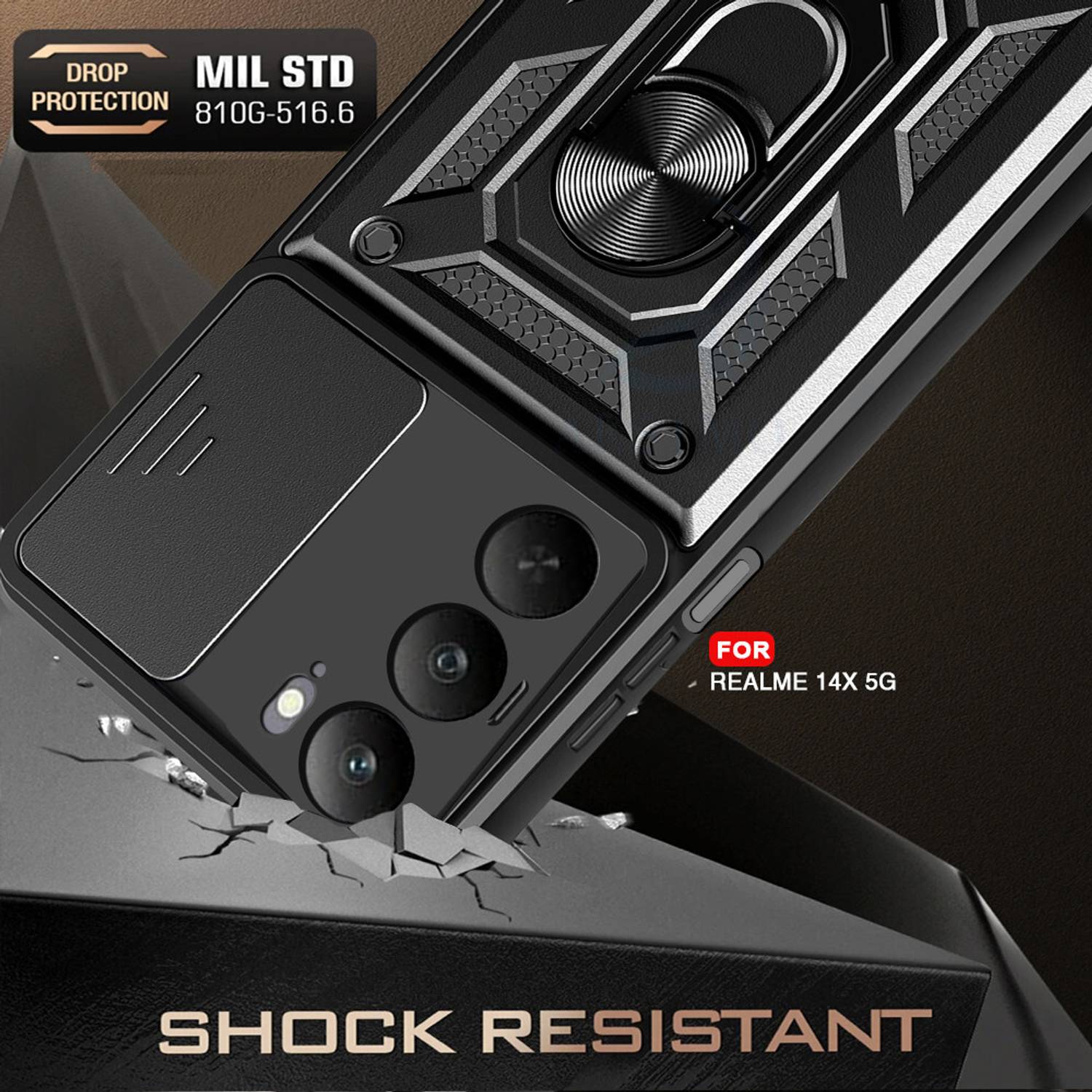 AESTMO Realme 14X 5G Polycarbonate Back Cover - Image 2