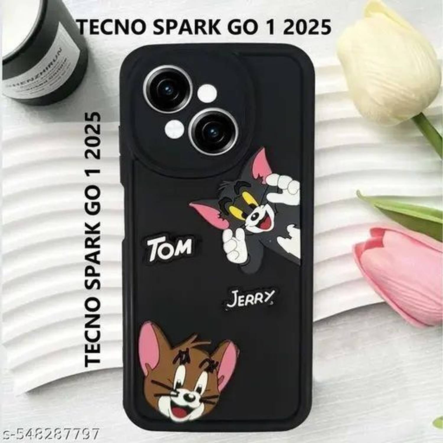 Sllmart Tecno Spark Go 2025 Rubber Back Cover - Image 1