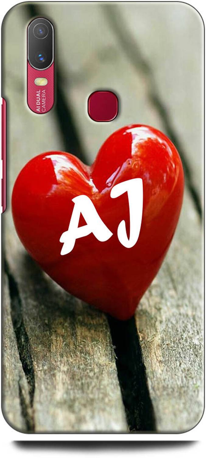INDICRAFT Vivo Y11 (A J, A LOVES J, NAME, ALPHABET, AJ LOVE, HART