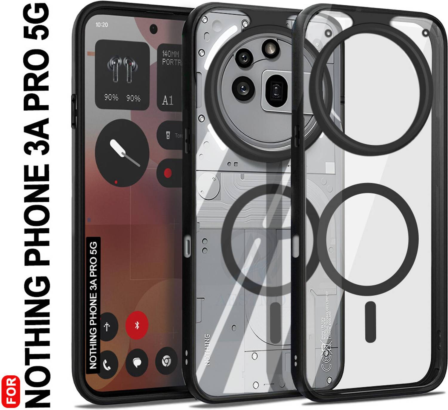 AESTMO Nothing Phone 3A Pro 5G Polycarbonate Back Cover - Image 1