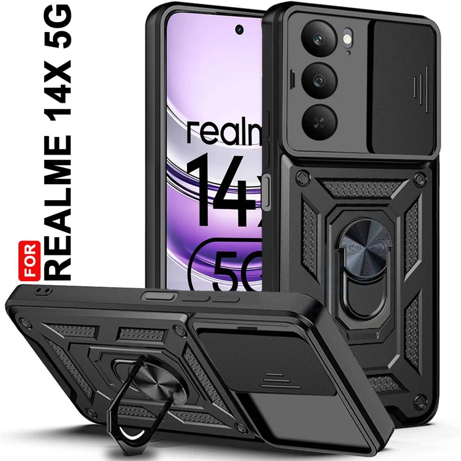 AESTMO Realme 14X 5G Polycarbonate Back Cover - Image 1