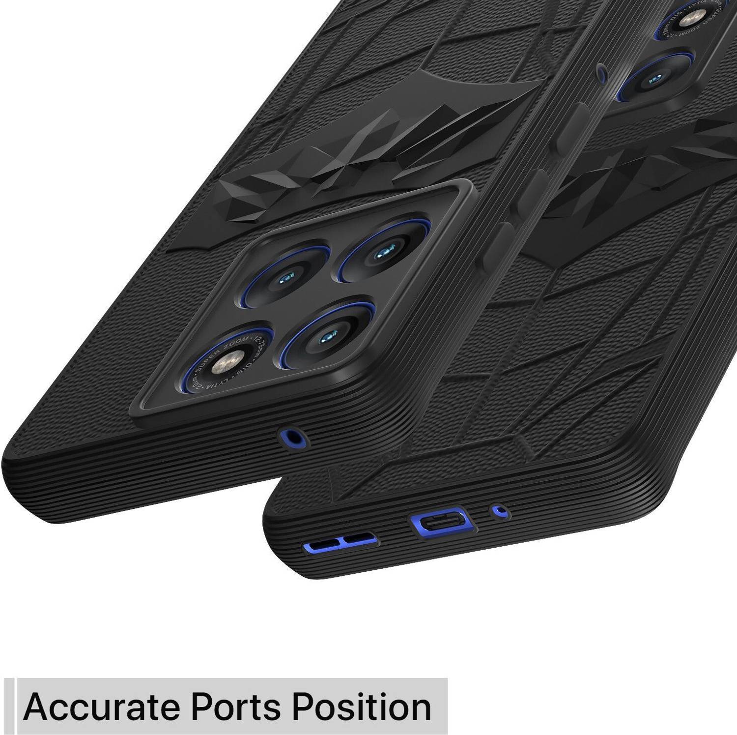 Pikkme Motorola Moto edge 60 Pro Silicon Back Cover - Image 4
