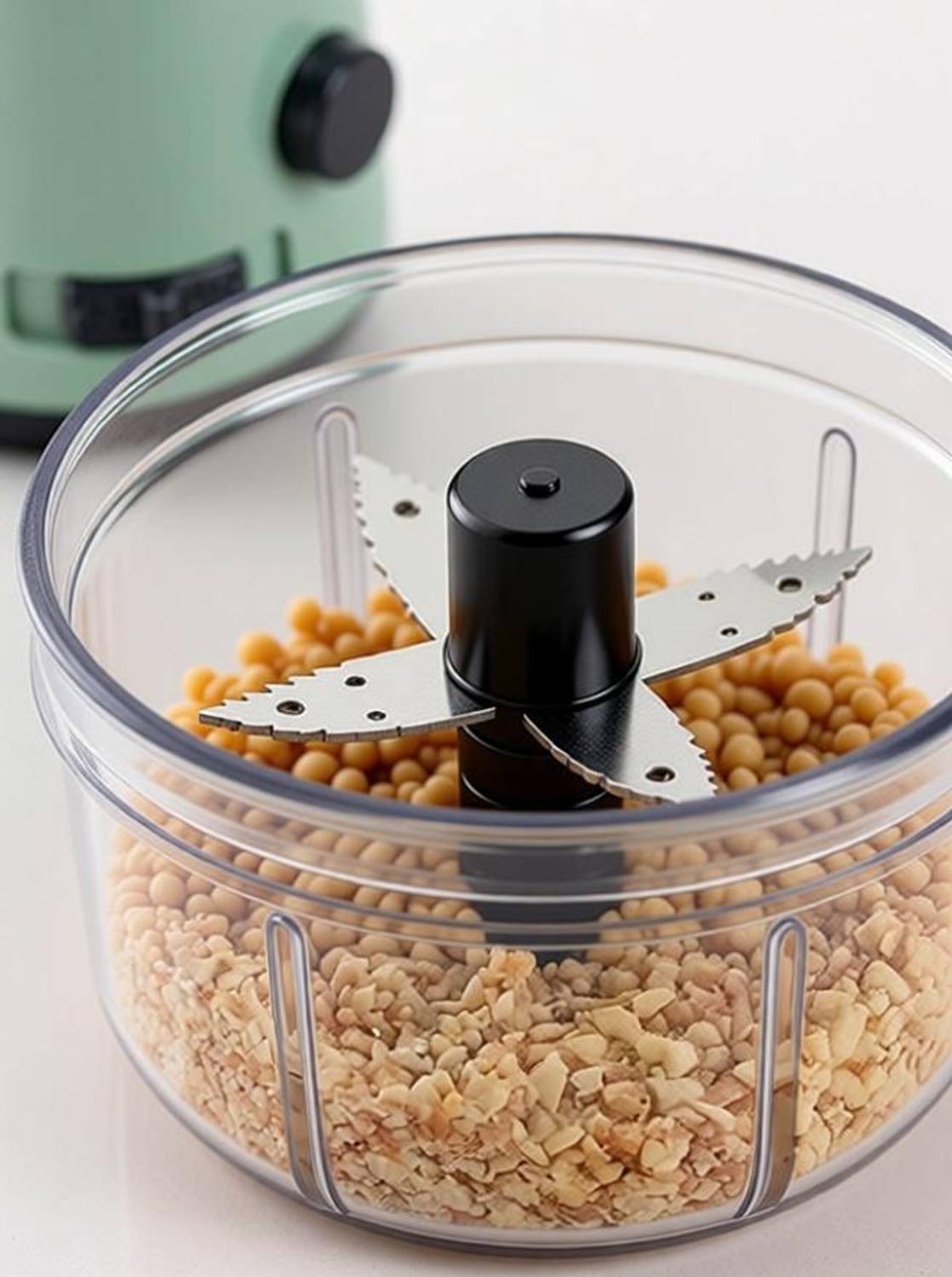 FIT 4 CHEF Dry Fruit Chopper 900ml Teal 4 Blades - Image 3