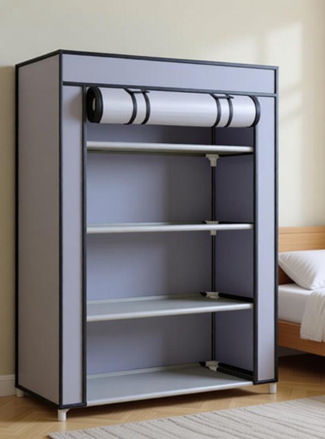 Attache Carbon Steel Collapsible Wardrobe