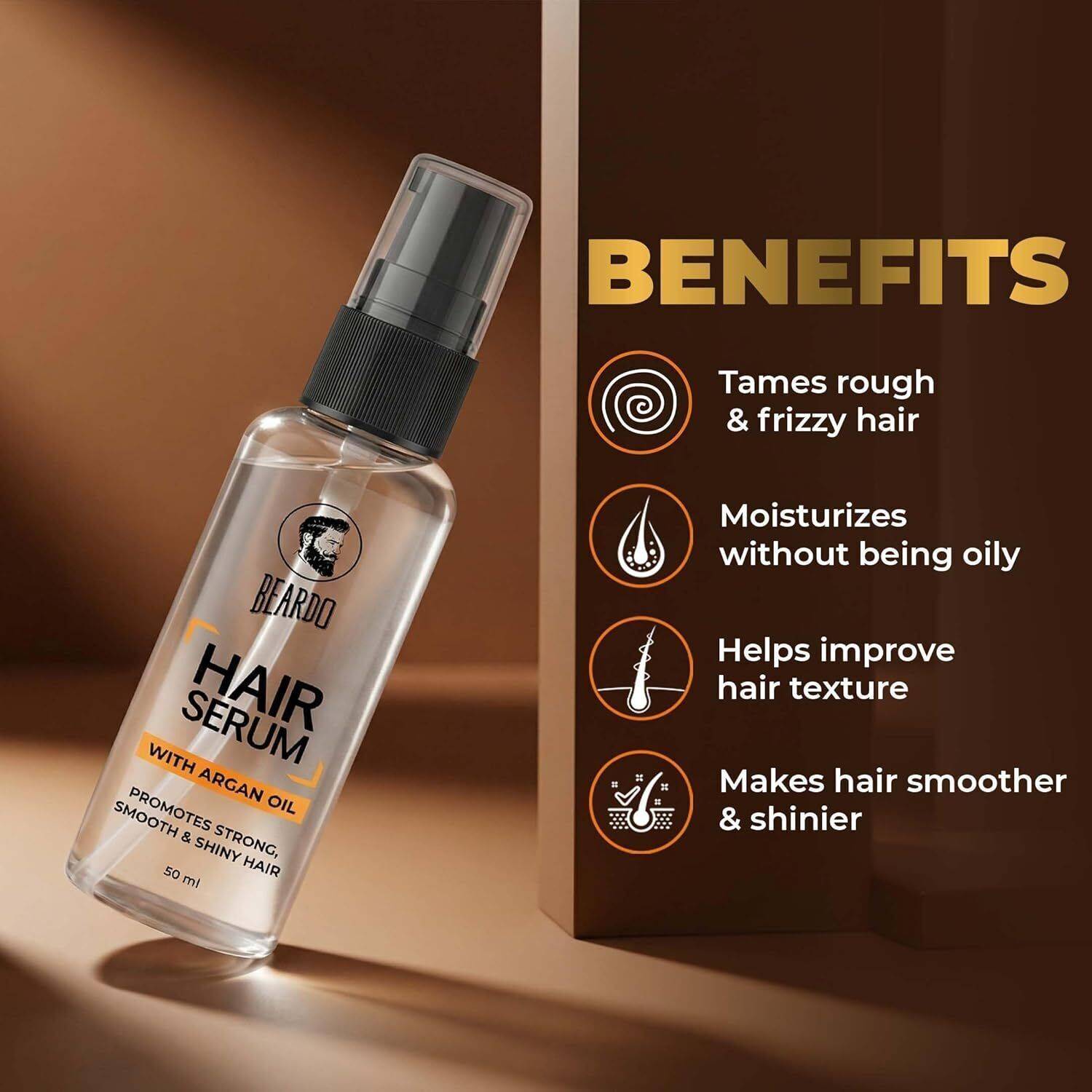 BEARDO Combo Hair Serum, Sunscreen Spray, Perfume, Body Wash, De-tan - Image 5
