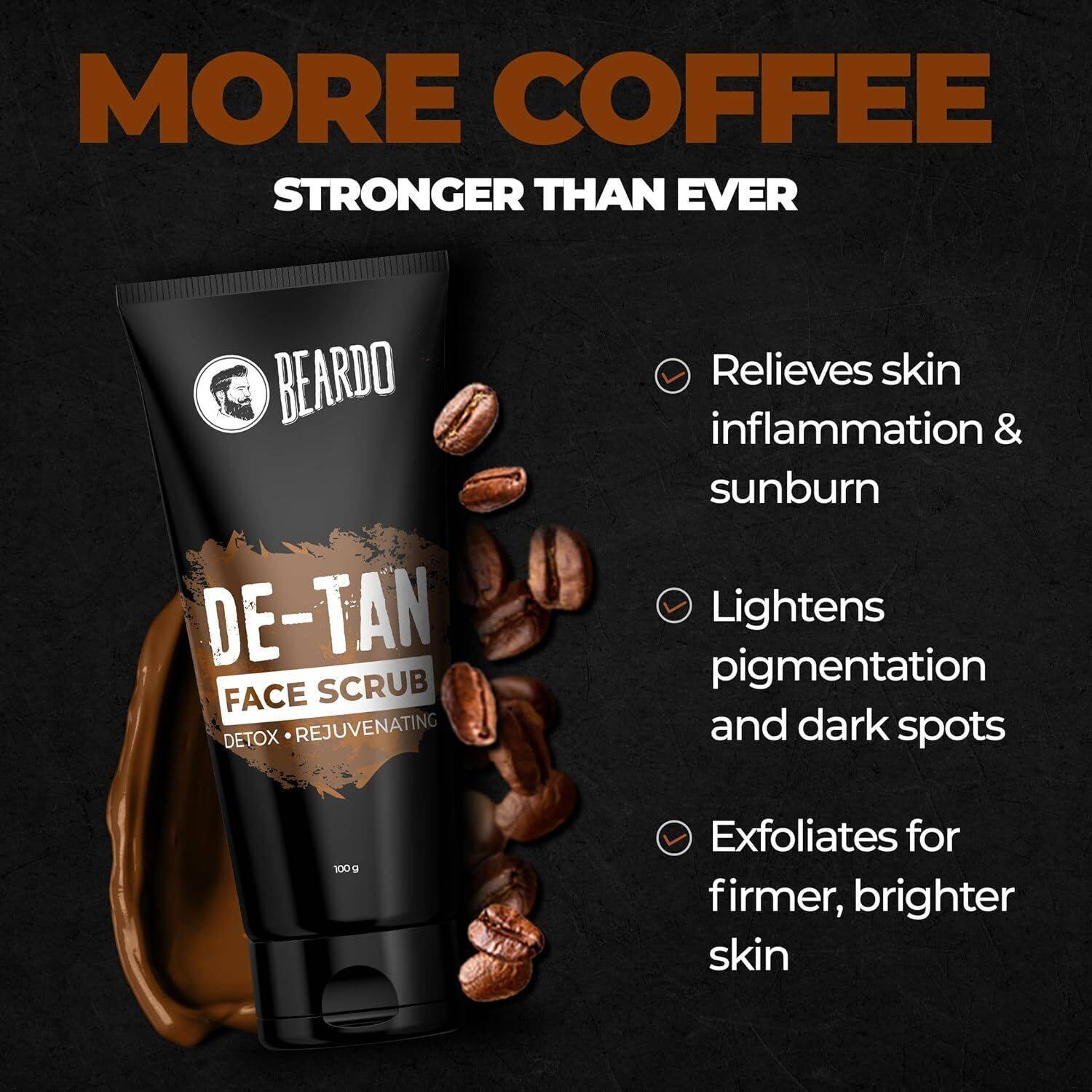 BEARDO Combo Hair Serum, Sunscreen Spray, Perfume, Body Wash, De-tan - Image 2