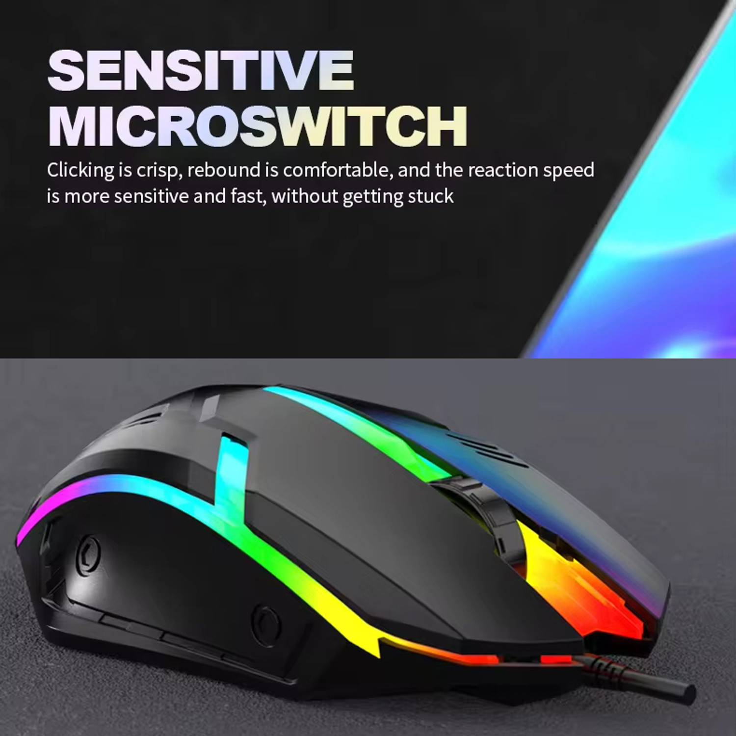 ENTWINO Keyboard Mouse Combo Set with RGB Mouse - Image 3