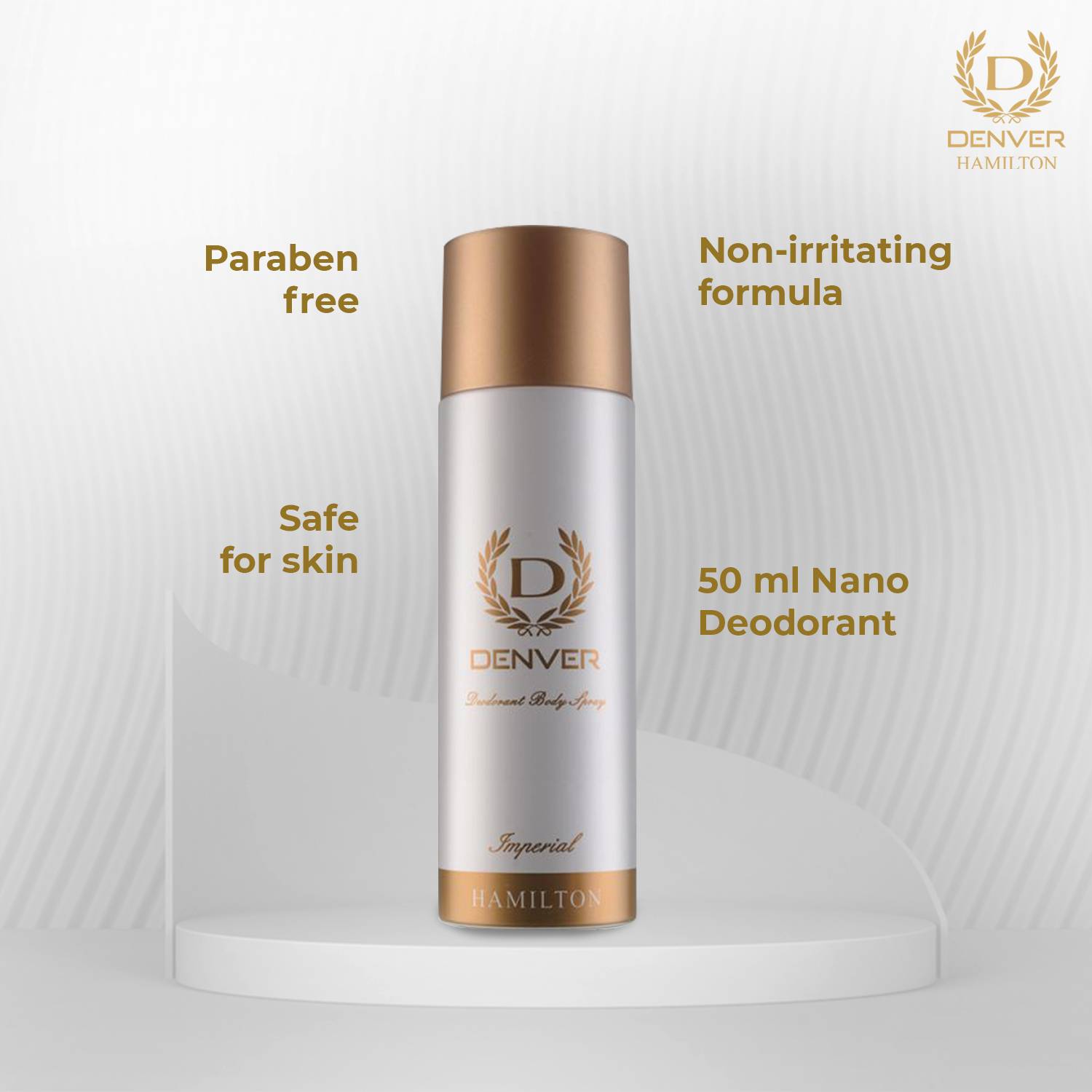 DENVER Caliber and Imperial Nano Combo Deodorant Spray - For Men - Image 3
