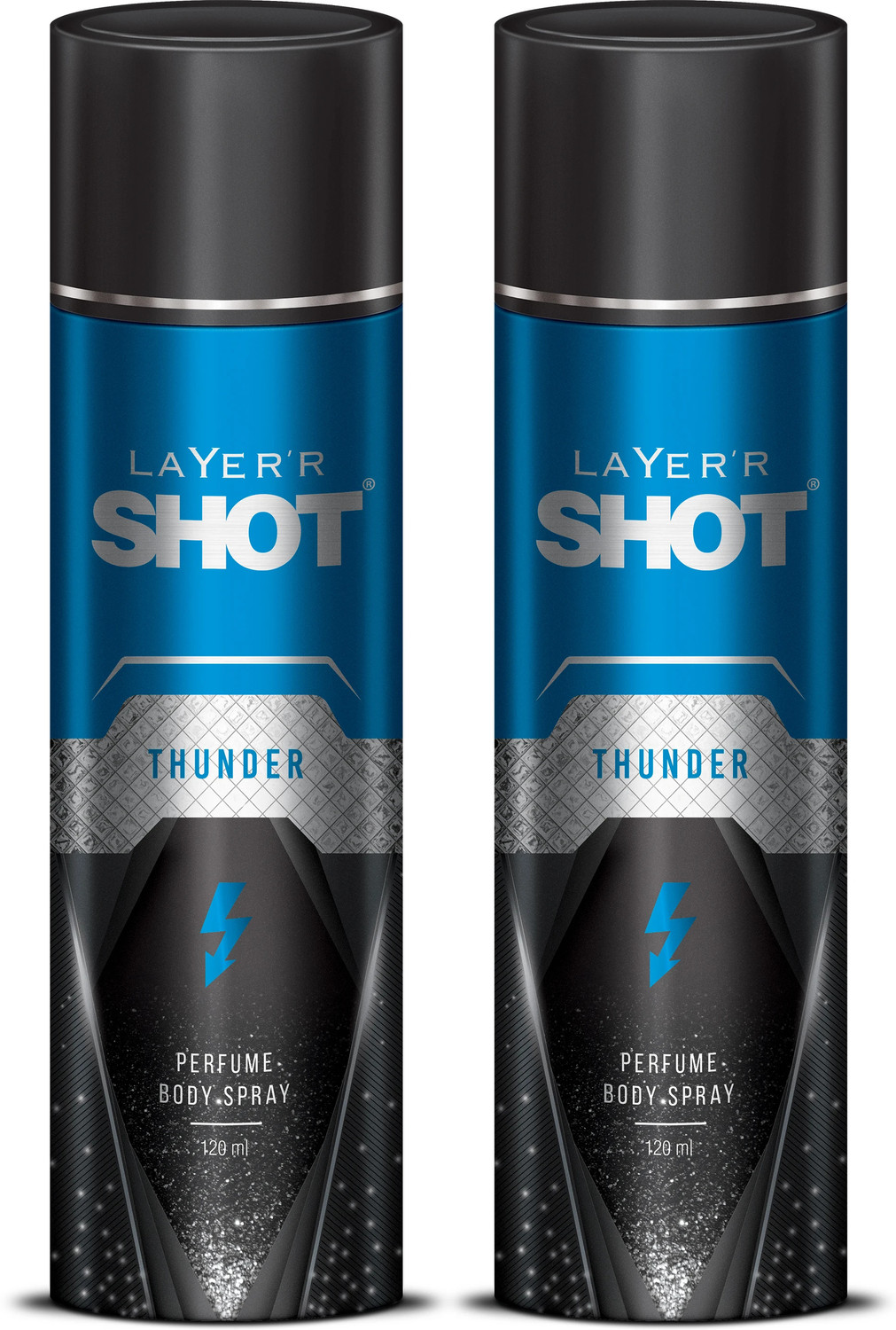 LAYER'R Shot Thunder Deodorant Spray - For Men