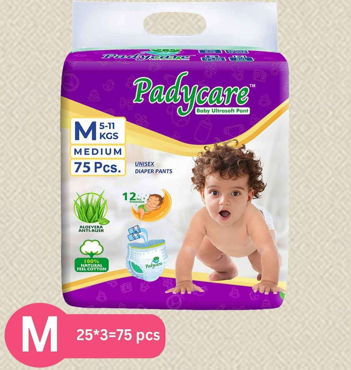 PADYCARE Pant Style baby Diaper M - M