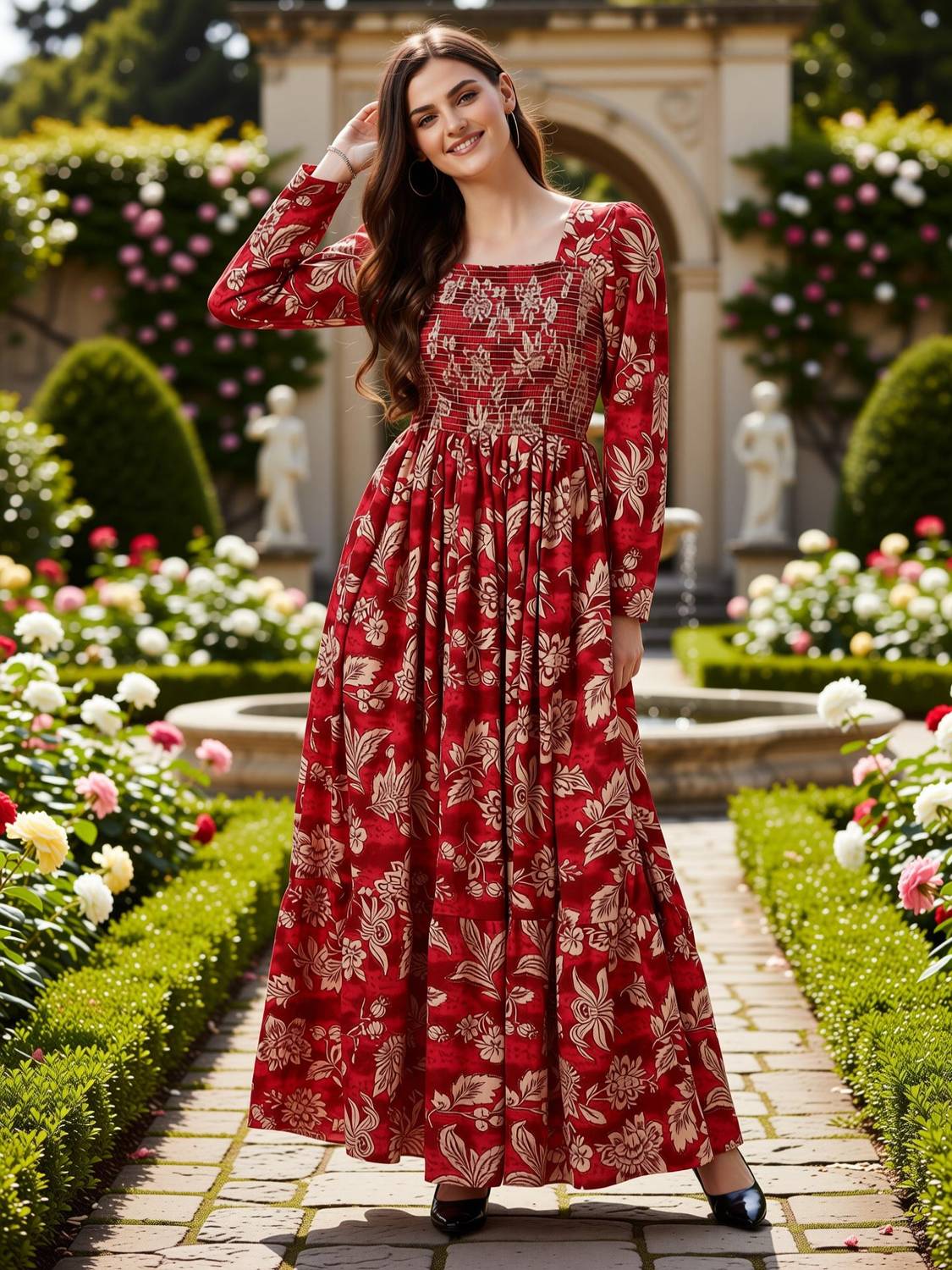 Honky Tonky Women Maxi Red Dress