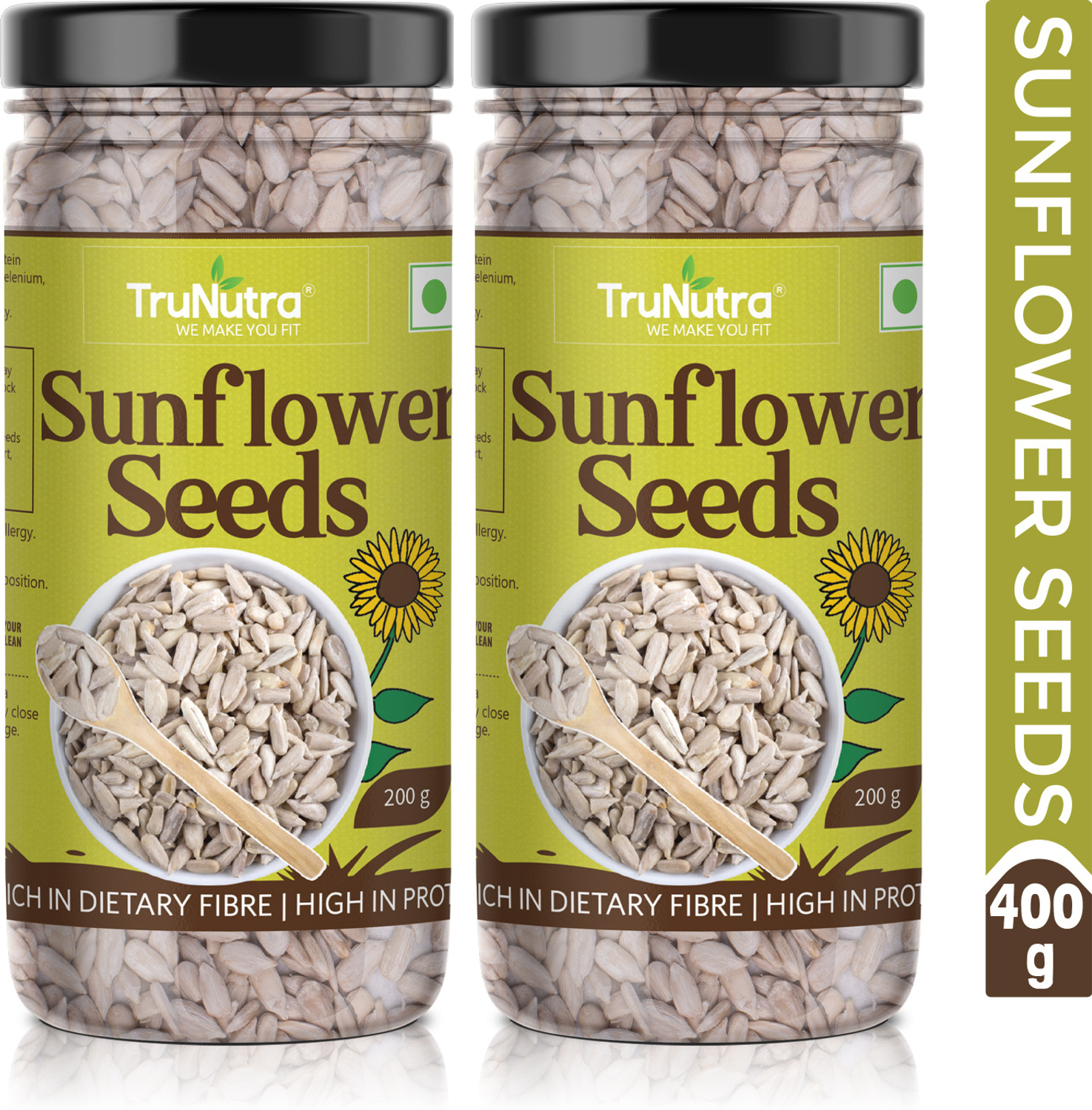 TruNutra Sunflower Seeds | Rich With Dietry Fiber & Protein Rich | For Eating
