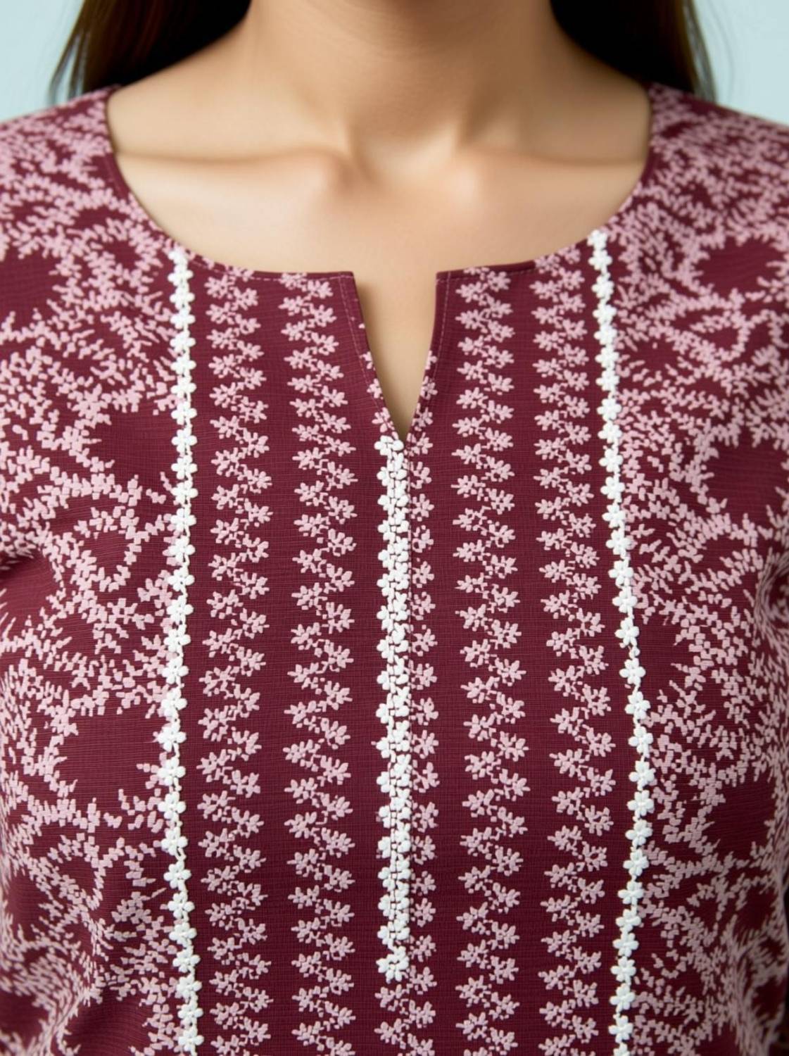 Sadya Attire Women Kurta and Pant Set - Image 3