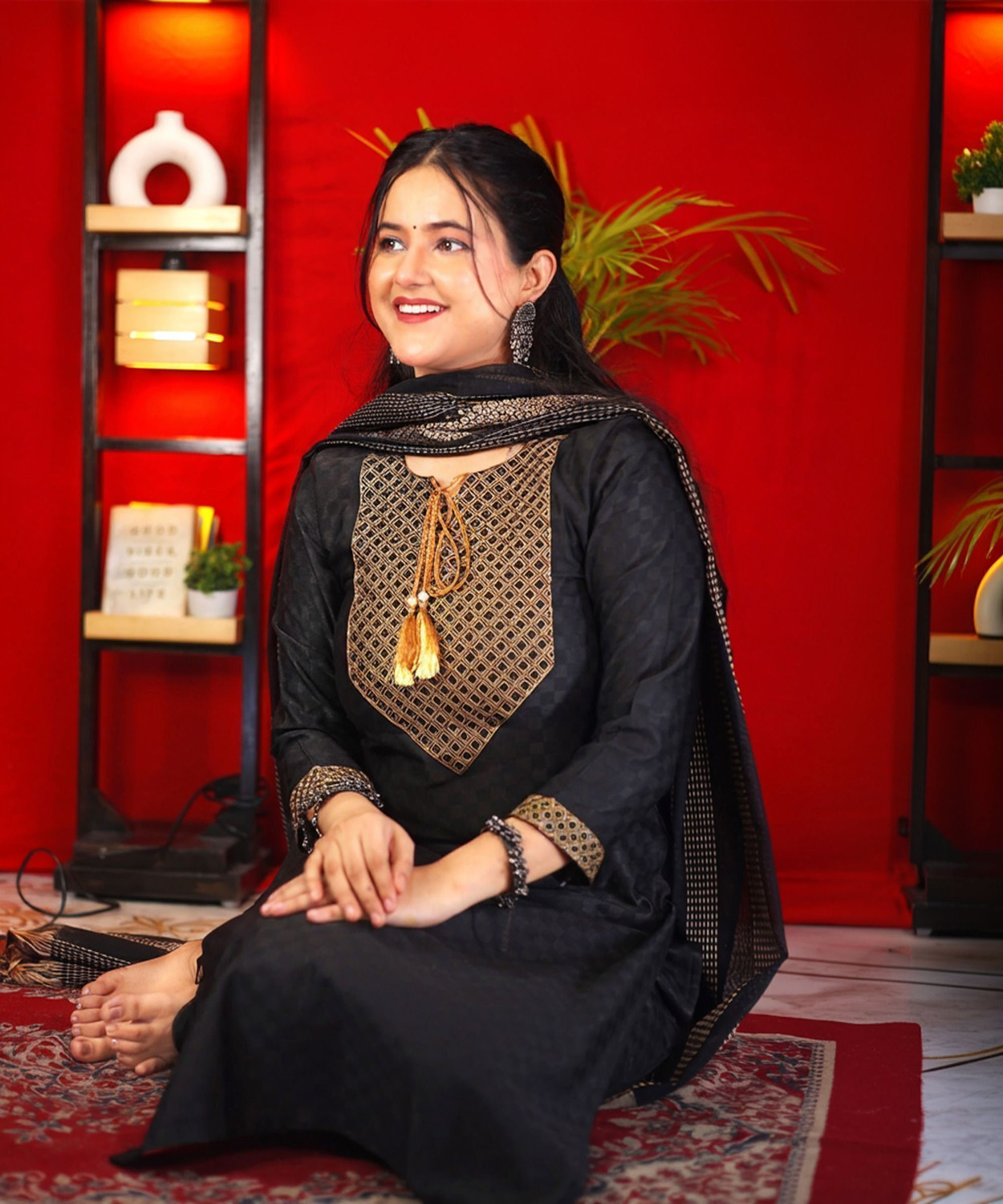 Tibra Attire Women Kurta, Pyjama & Dupatta Set