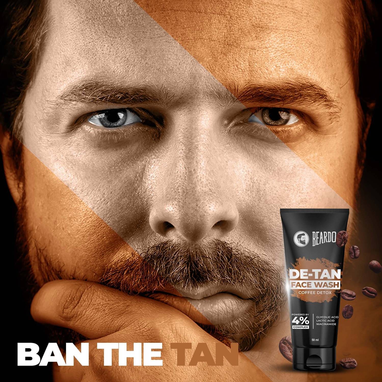 BEARDO Ultraglow 10% Niacinamide Face Wash - Image 3