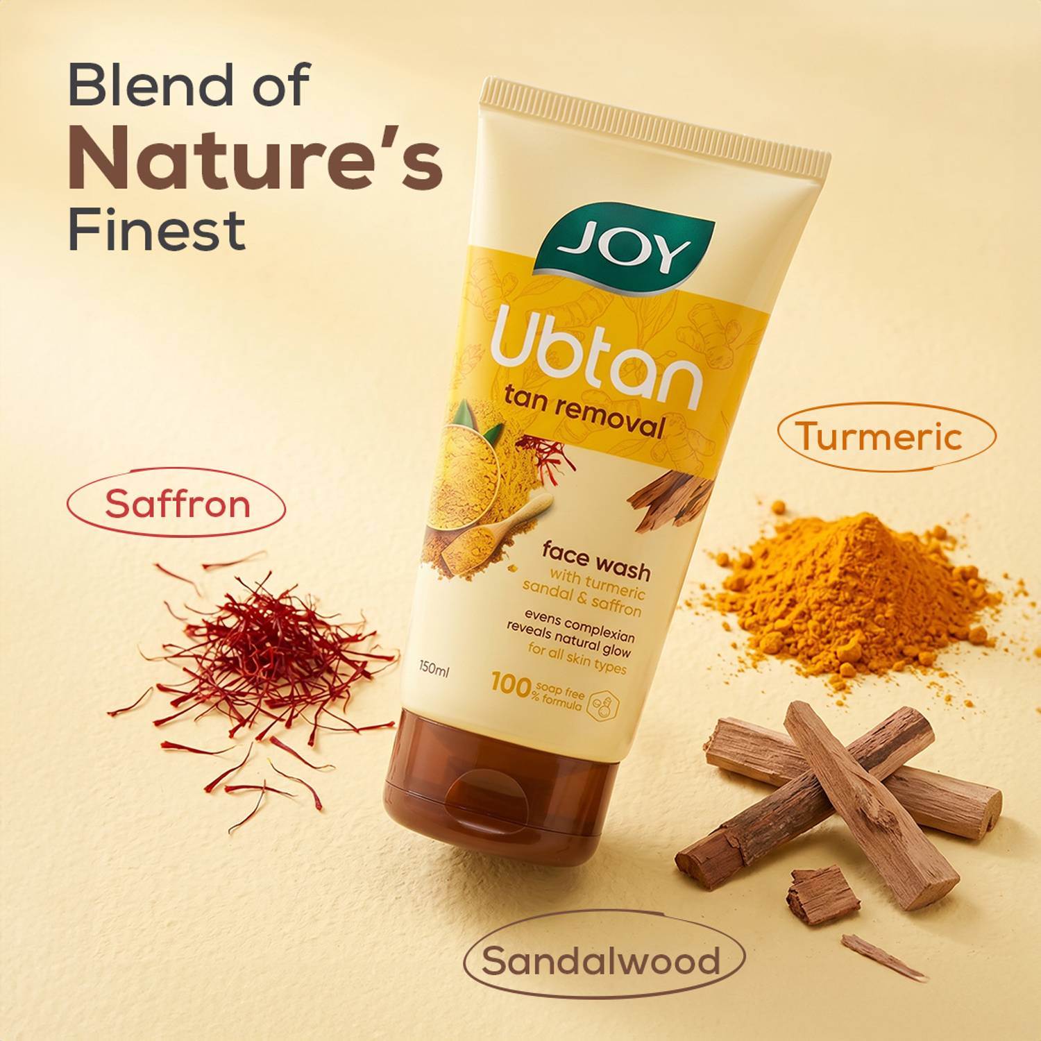 Joy De Tan Ubtan Face Wash 150ml - Image 3