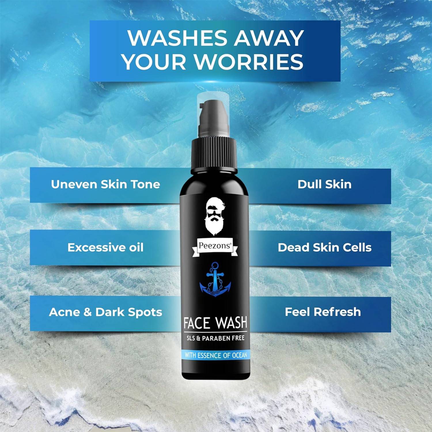 Peezons For Men Anti Acne & Pimple Face Wash - Image 5