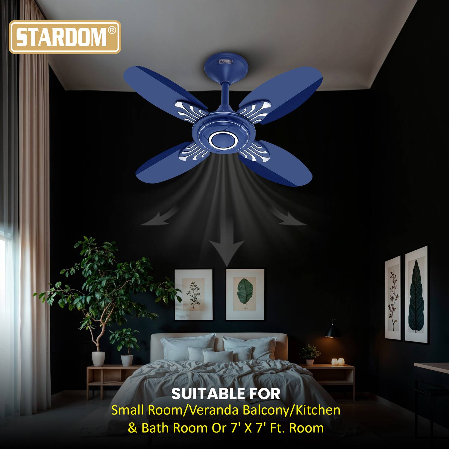 Stardom EAGLE DECO 600mm 4 Blade Ceiling Fan - Image 4