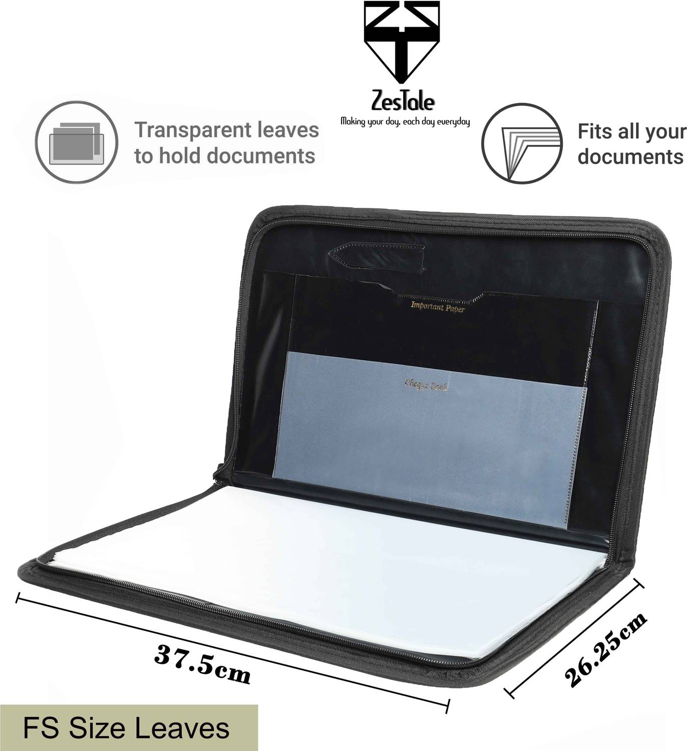 ZesTale File Folder/Document Holder(20 Leaves) - Image 5
