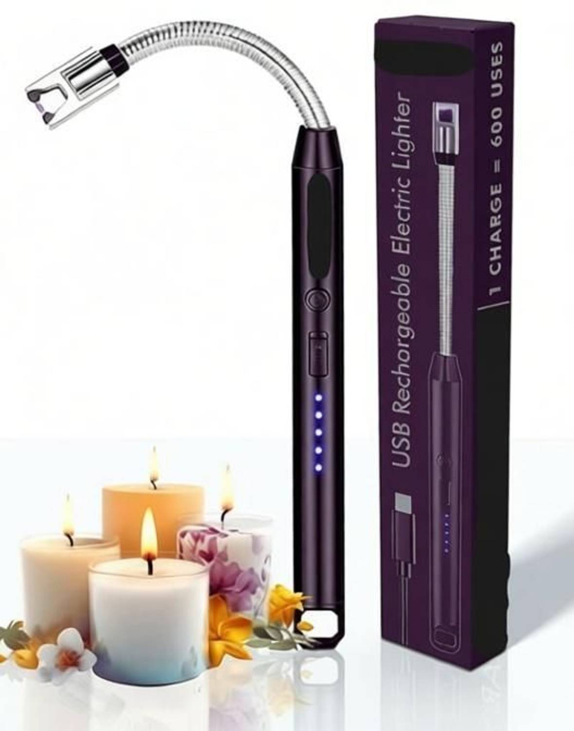 king and queen store 360 Degree Flexible Rechargeable Electric - Image 2