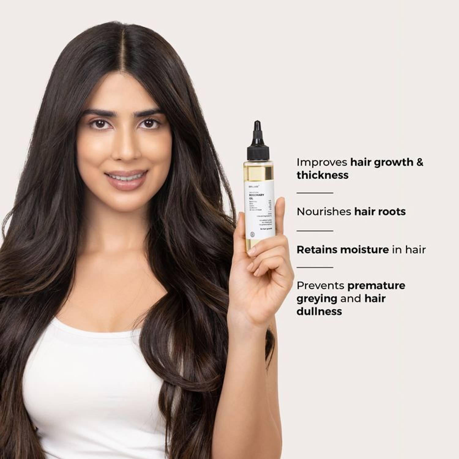 BRILLARE 10% Rosemary Hair Oil 100ml - Image 4